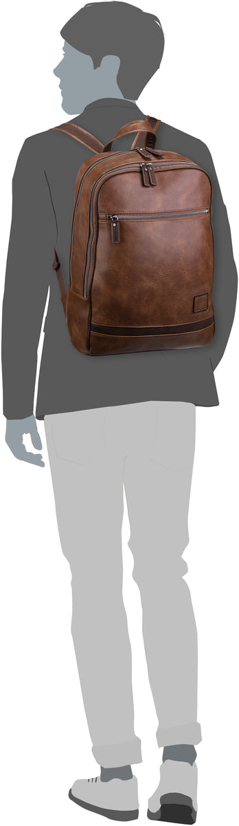Picard Breakers 2464 Whisky/Kombi Rucksack – Silhouettenansicht