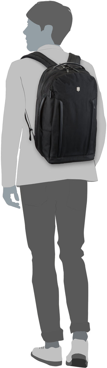Victorinox Altmont Professional Deluxe Travel Laptop Black Rucksack – Silhouettenansicht
