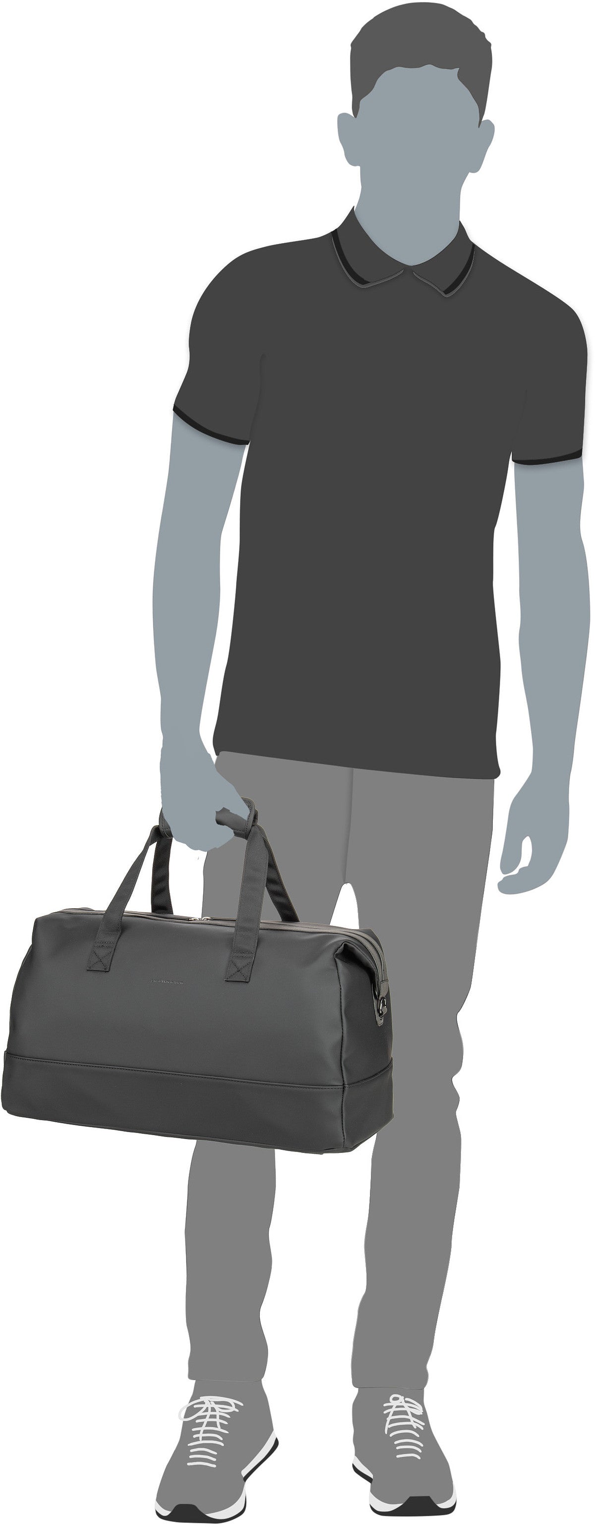 Kapten & Son Storen Sandstone Weekender – Silhouettenansicht