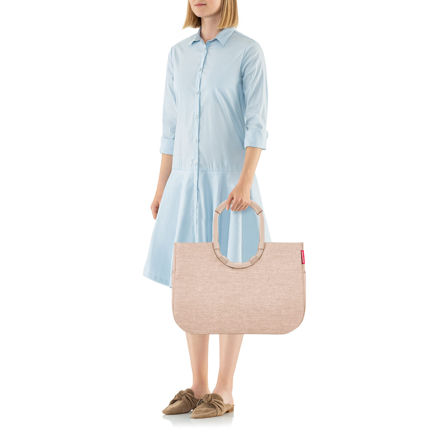 reisenthel loopshopper L Frame Twist Coffee Einkaufskorb – Silhouettenansicht