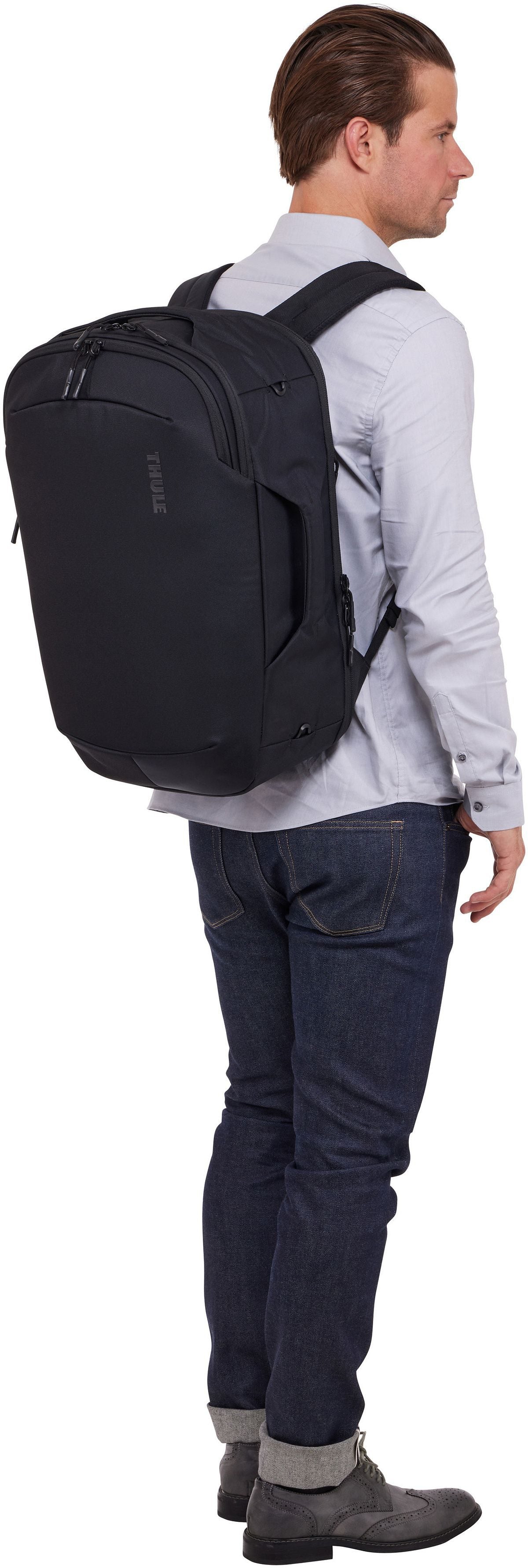 Thule Subterra 2 Convertible Carry-On Black Reiserucksack – Silhouettenansicht
