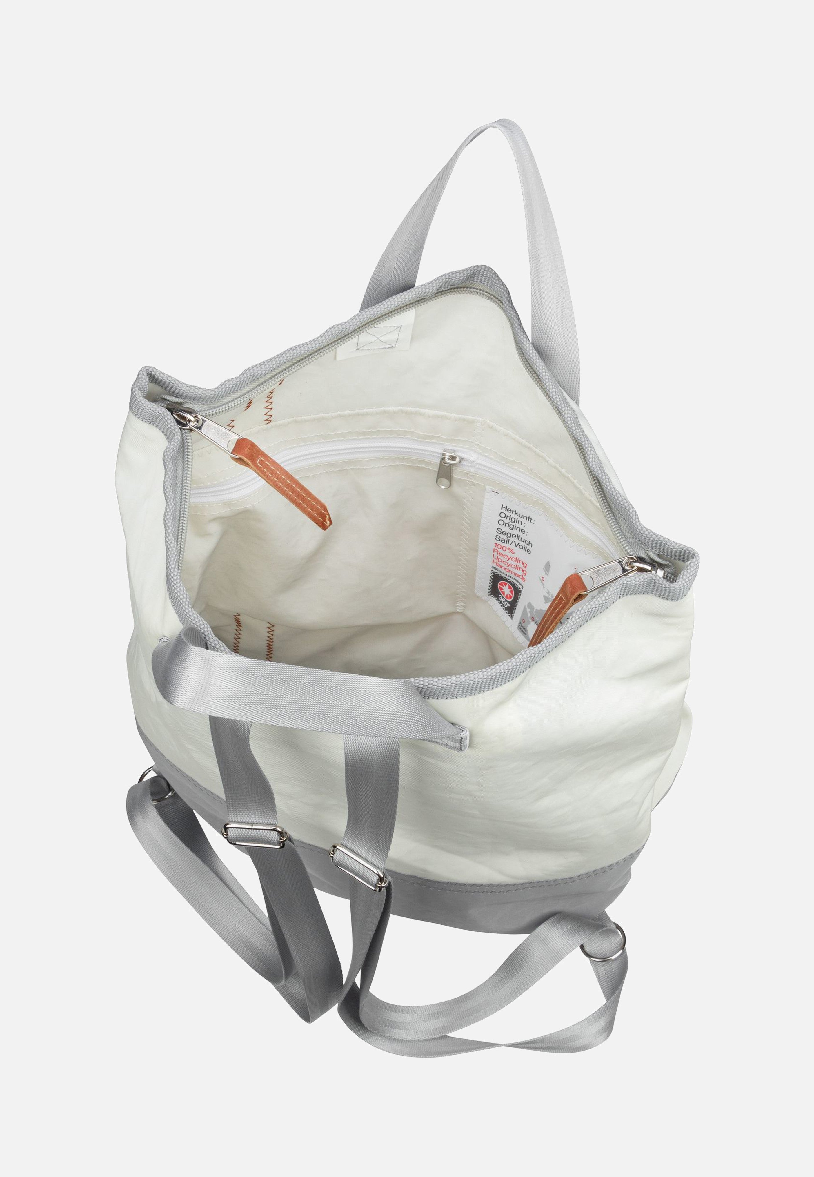 360Grad - Ketsch Mini Weiß/Grau mit oranger Zahl - Backpack | Neutral-Image