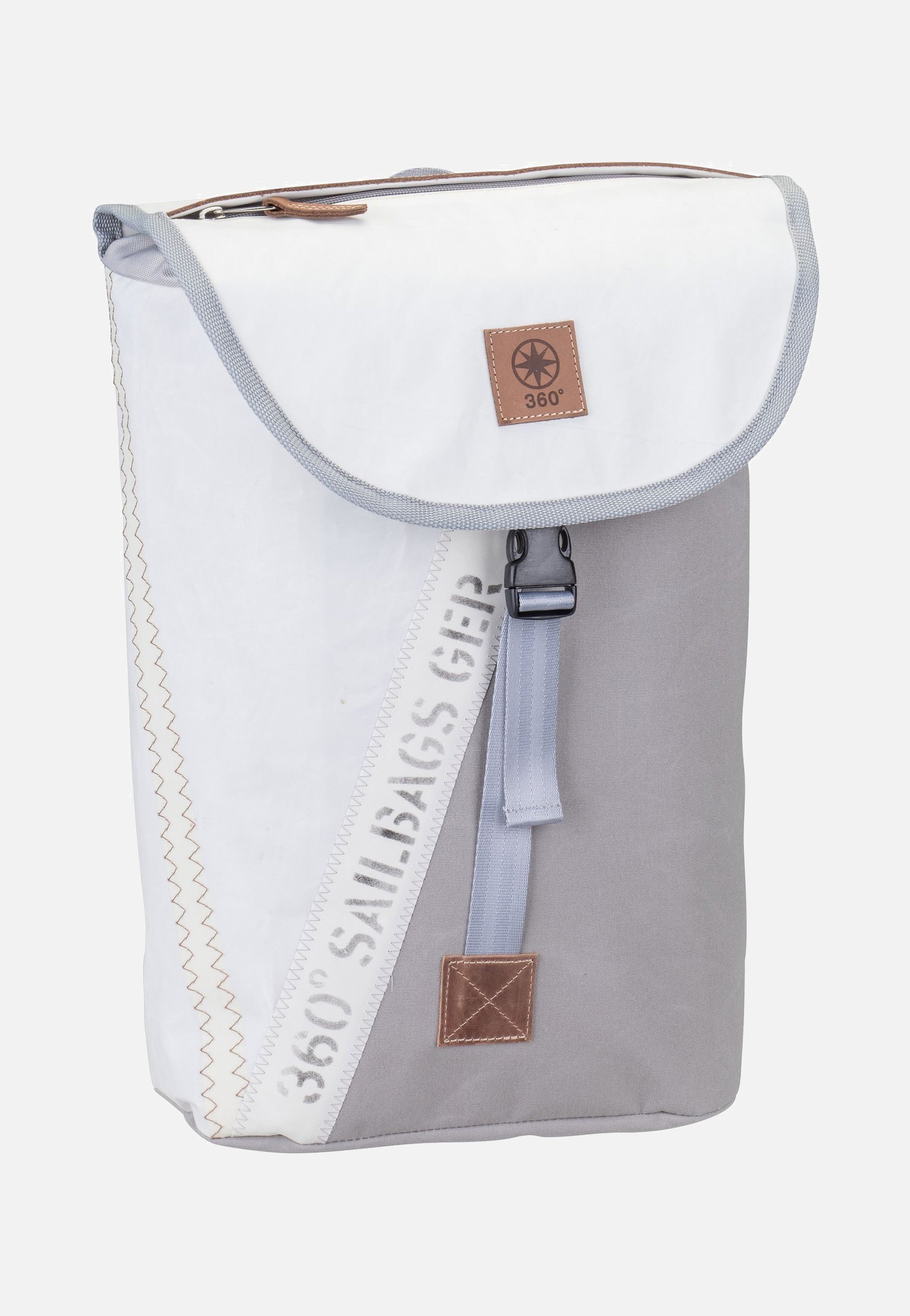 360Grad Landgang Mini Stencil-Weiß/Grau Rucksack