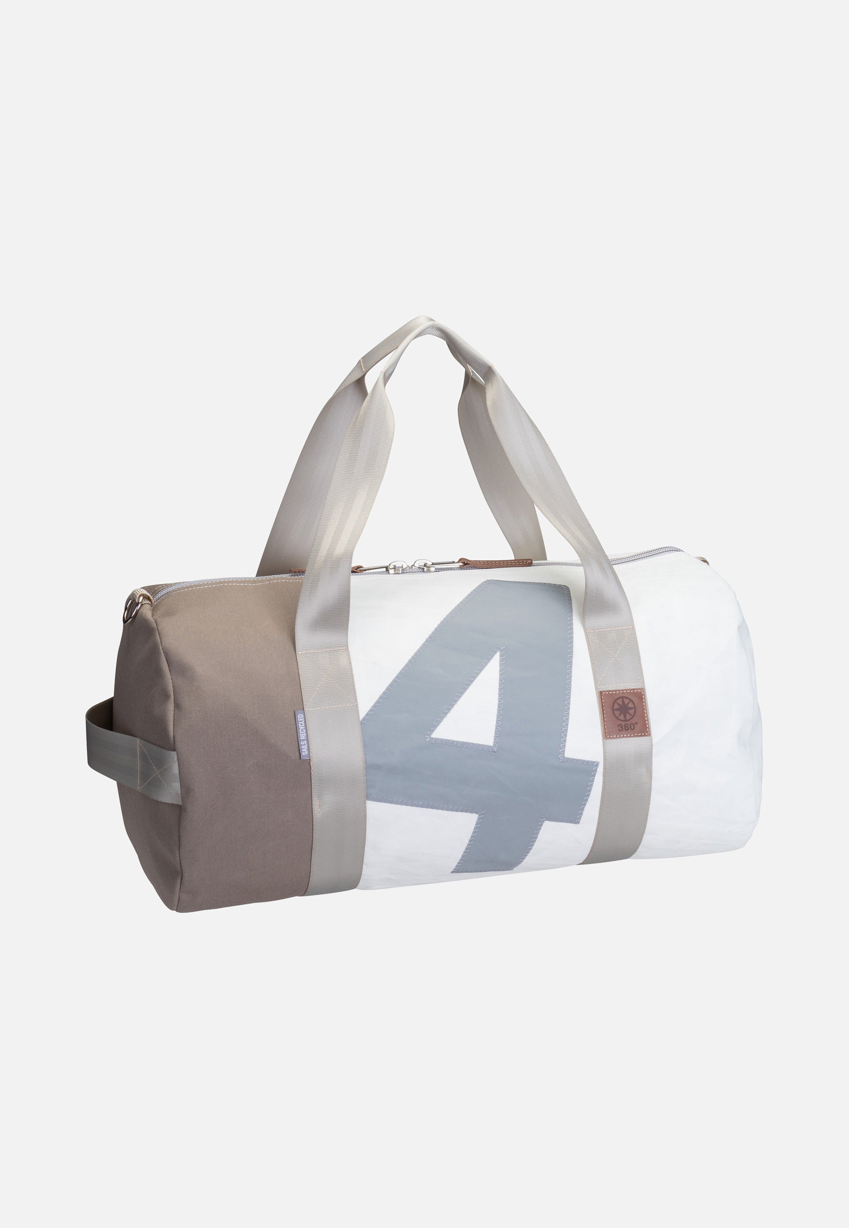 360Grad - Pirat Weiß/Persenning Taupe/Grau/Bei - Dufflebag | Neutral-Image
