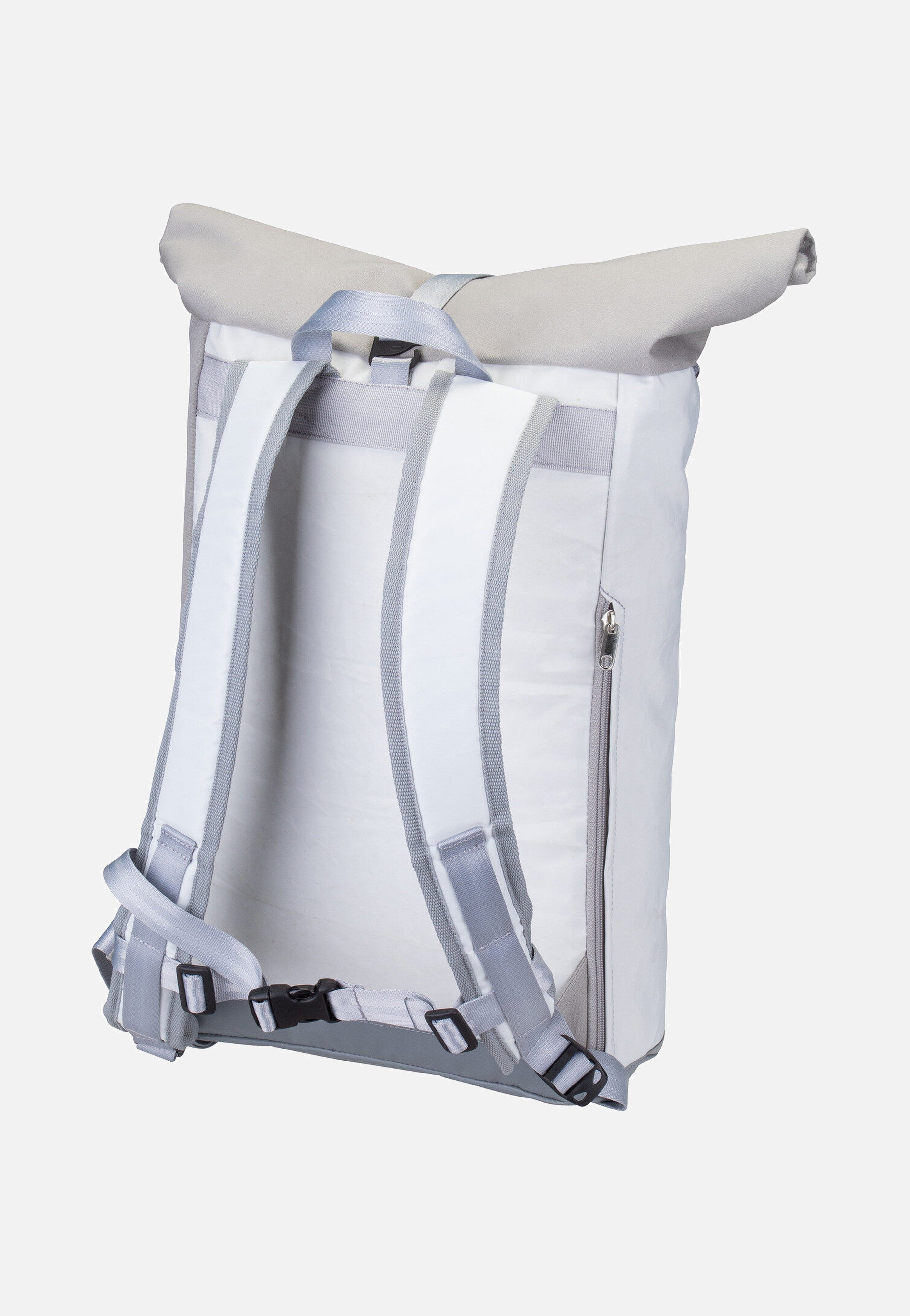 360Grad Tide Stencil-Weiß/Grau Rolltop Rucksack
