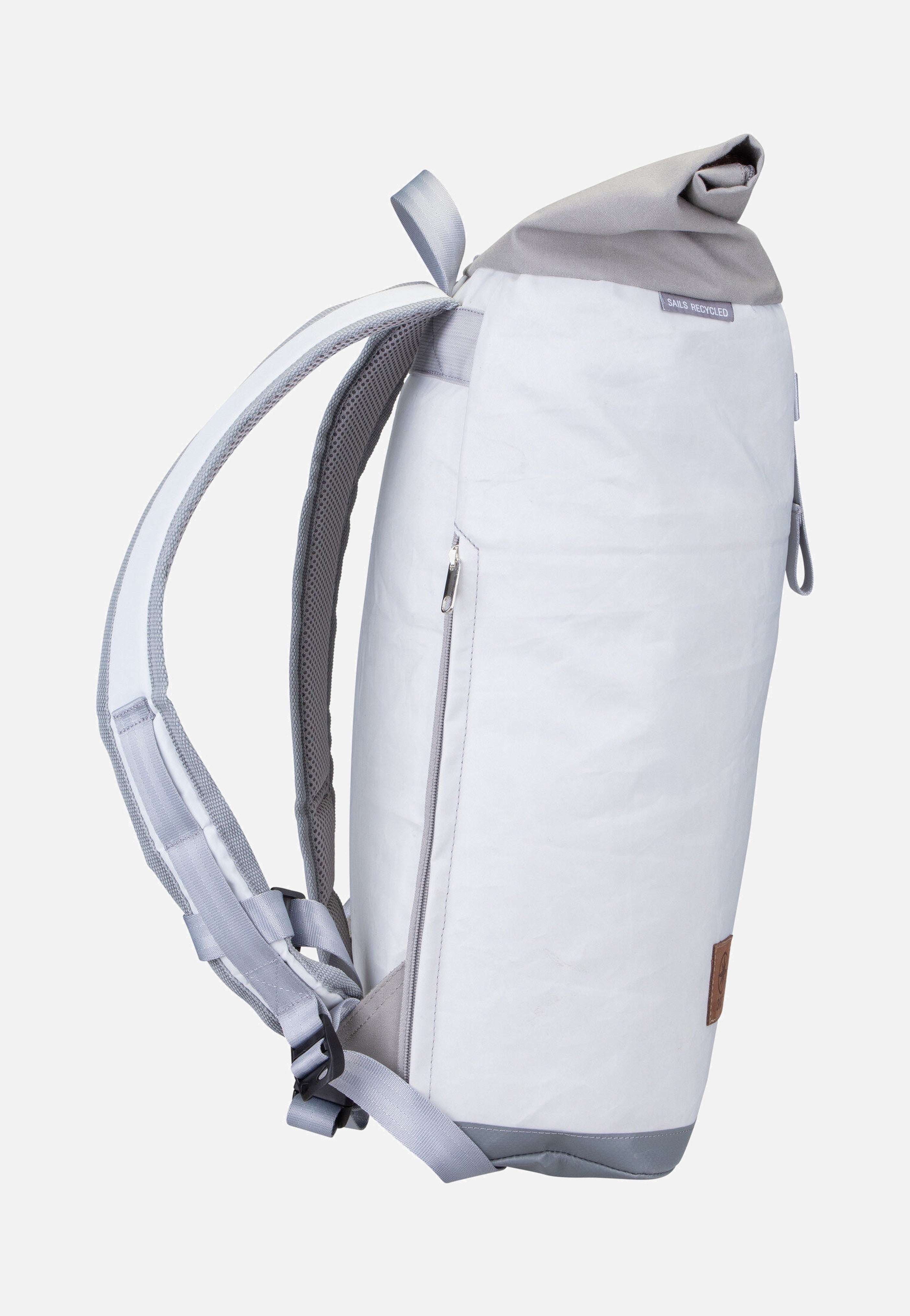 360Grad Tide Stencil-Weiß/Grau Rolltop Rucksack