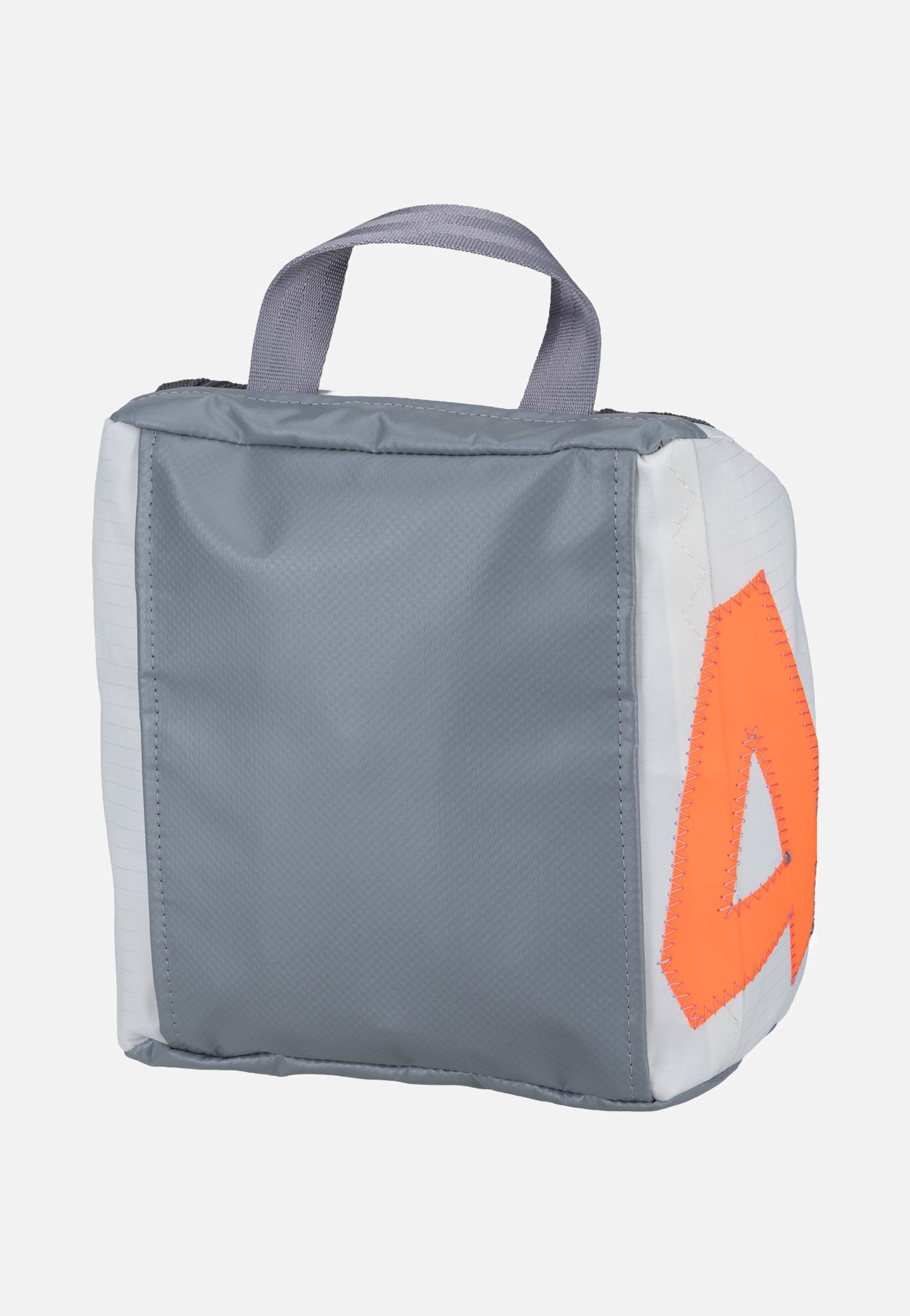 360Grad Matrose XL Weiss/Zahl Neonorange Kulturbeutel