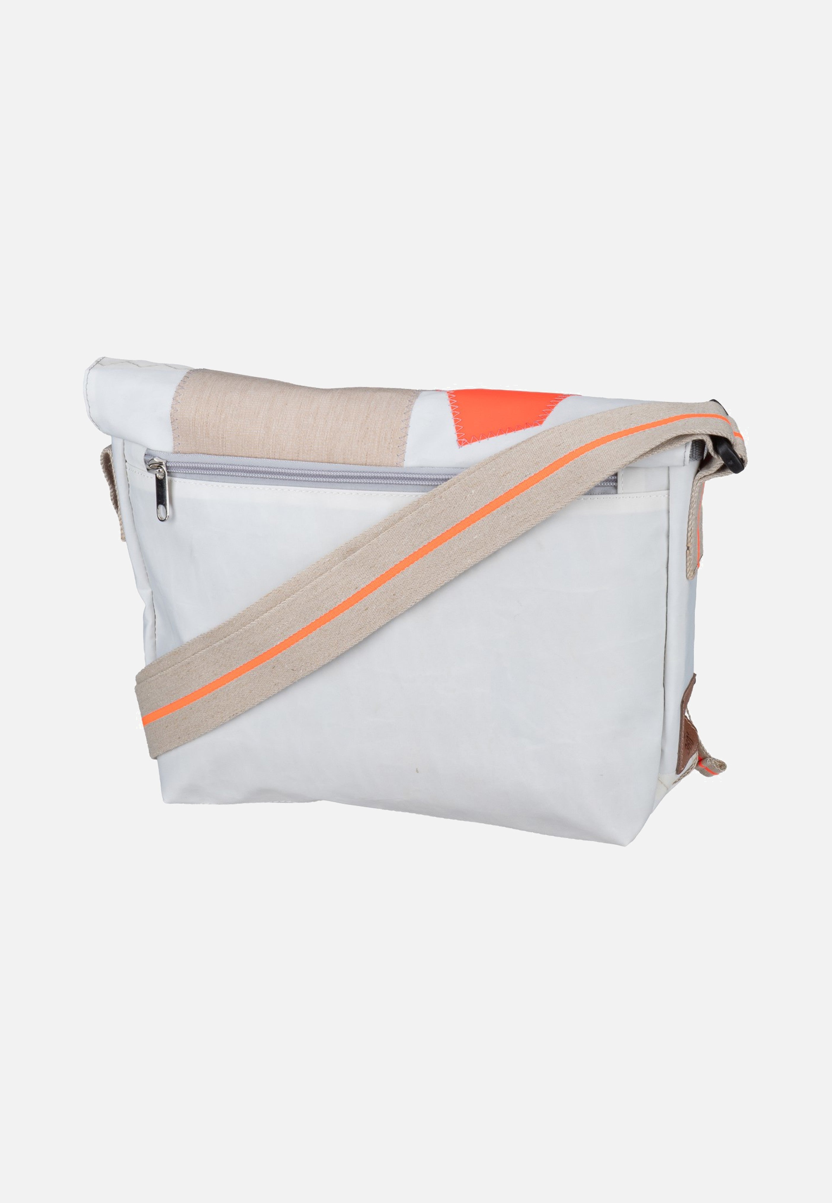 360Grad Törn Weiss/Sand/Zahl Orange Messenger Bag