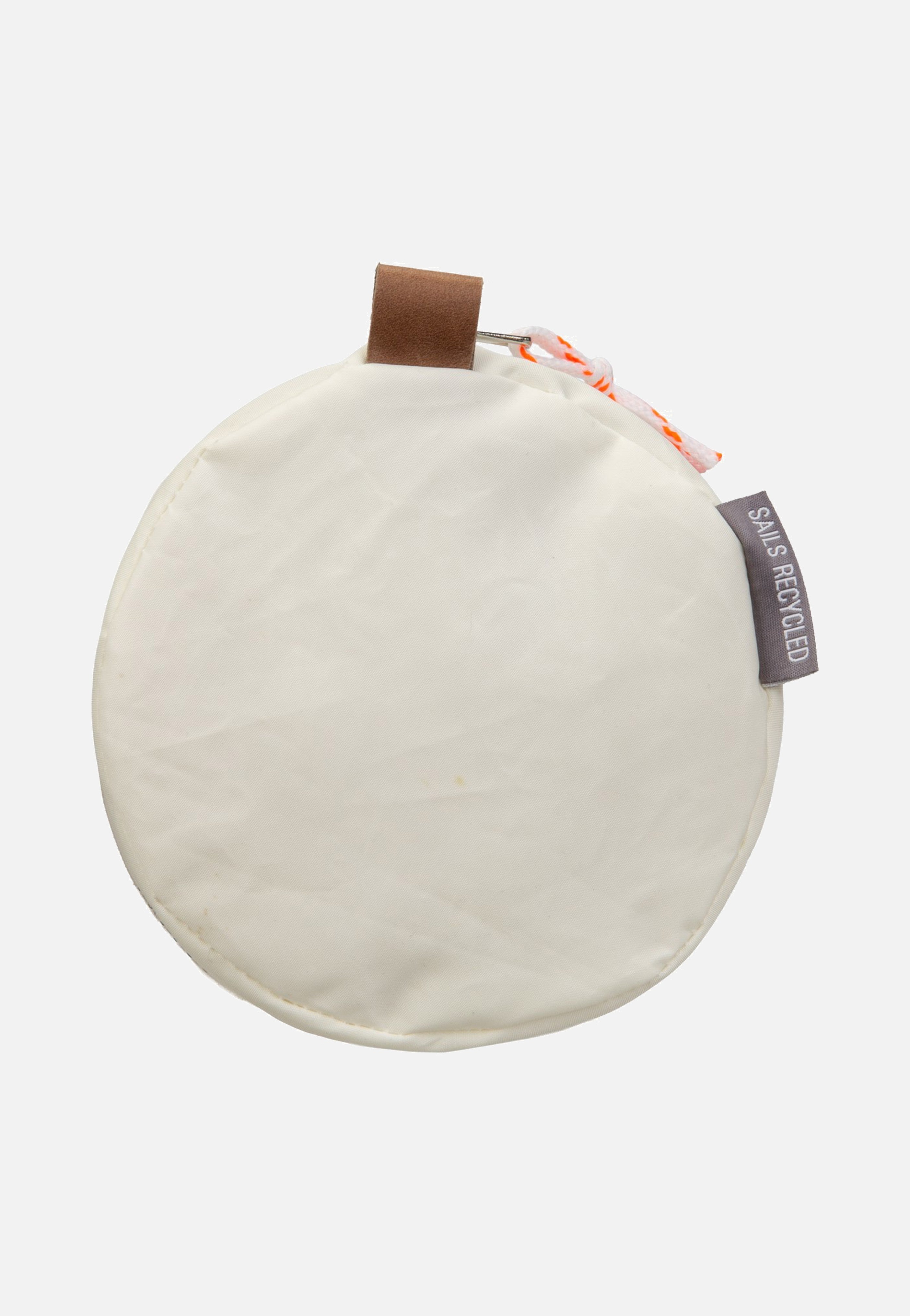 360Grad Tonne Weiß/Sand Segel Orange Kulturbeutel