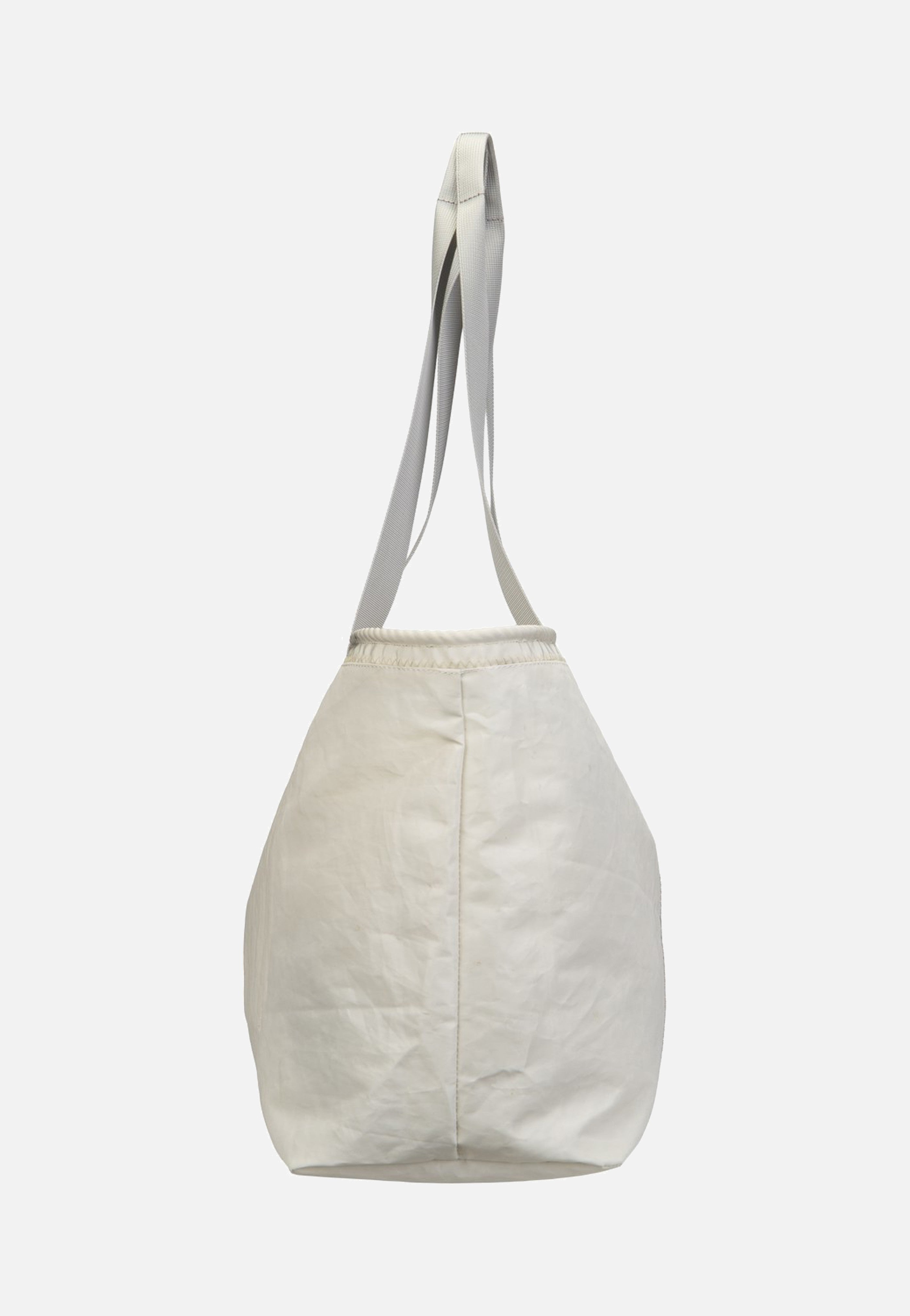 360Grad Watt Stencil Weiss/Grau Shopper