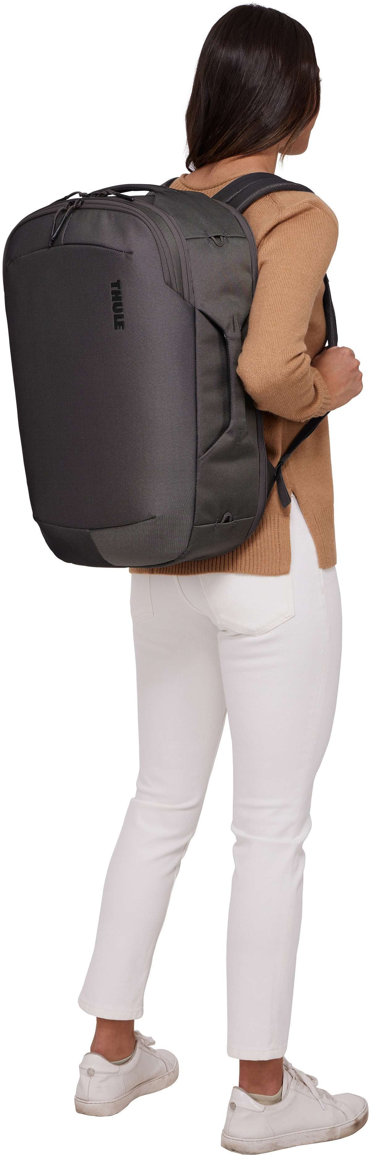 Thule Subterra 2 Convertible Carry-On Vetiver Gray Reiserucksack – Silhouettenansicht