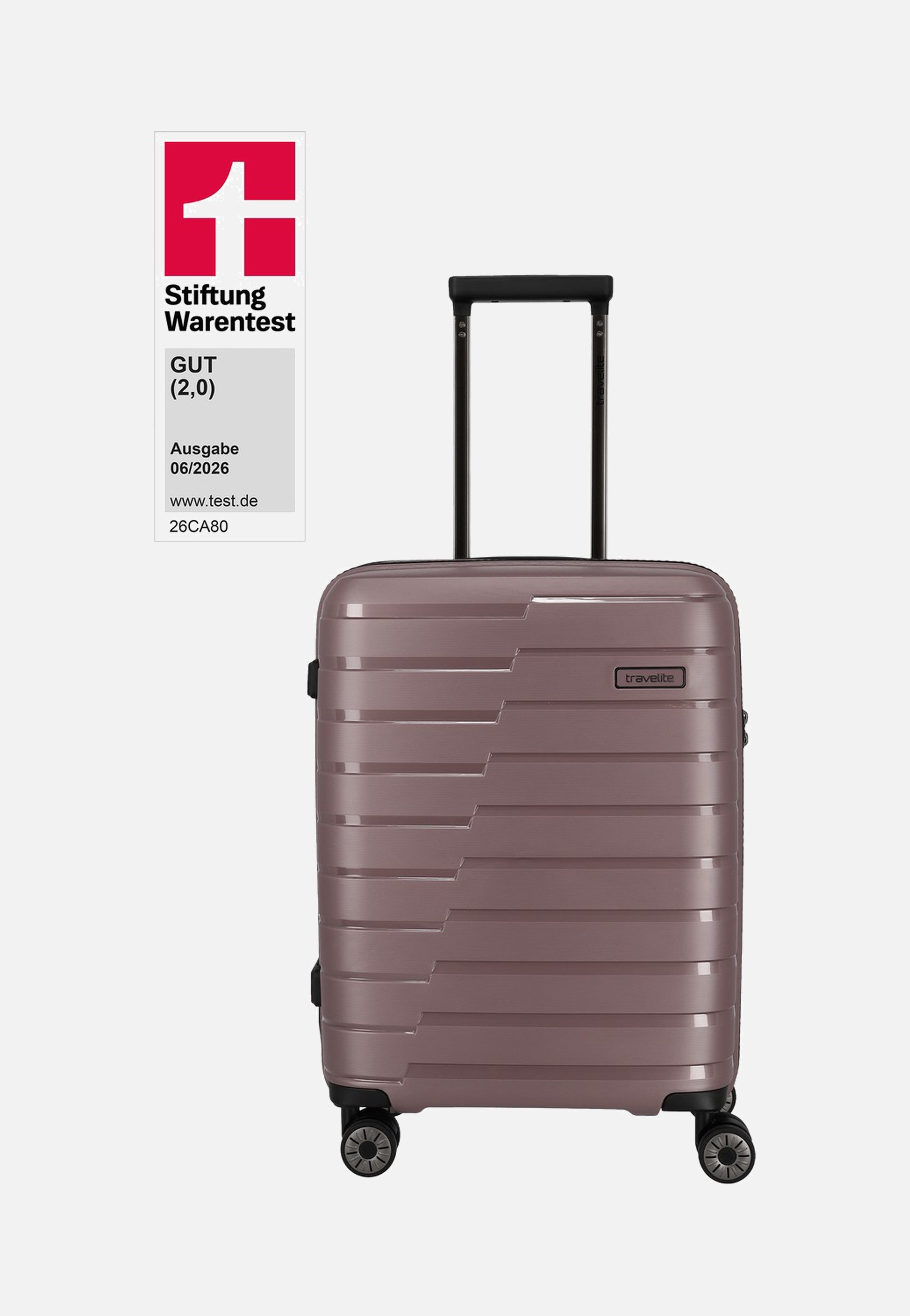 travelite Air Base 4-Rad Trolley S Flieder Suitcase