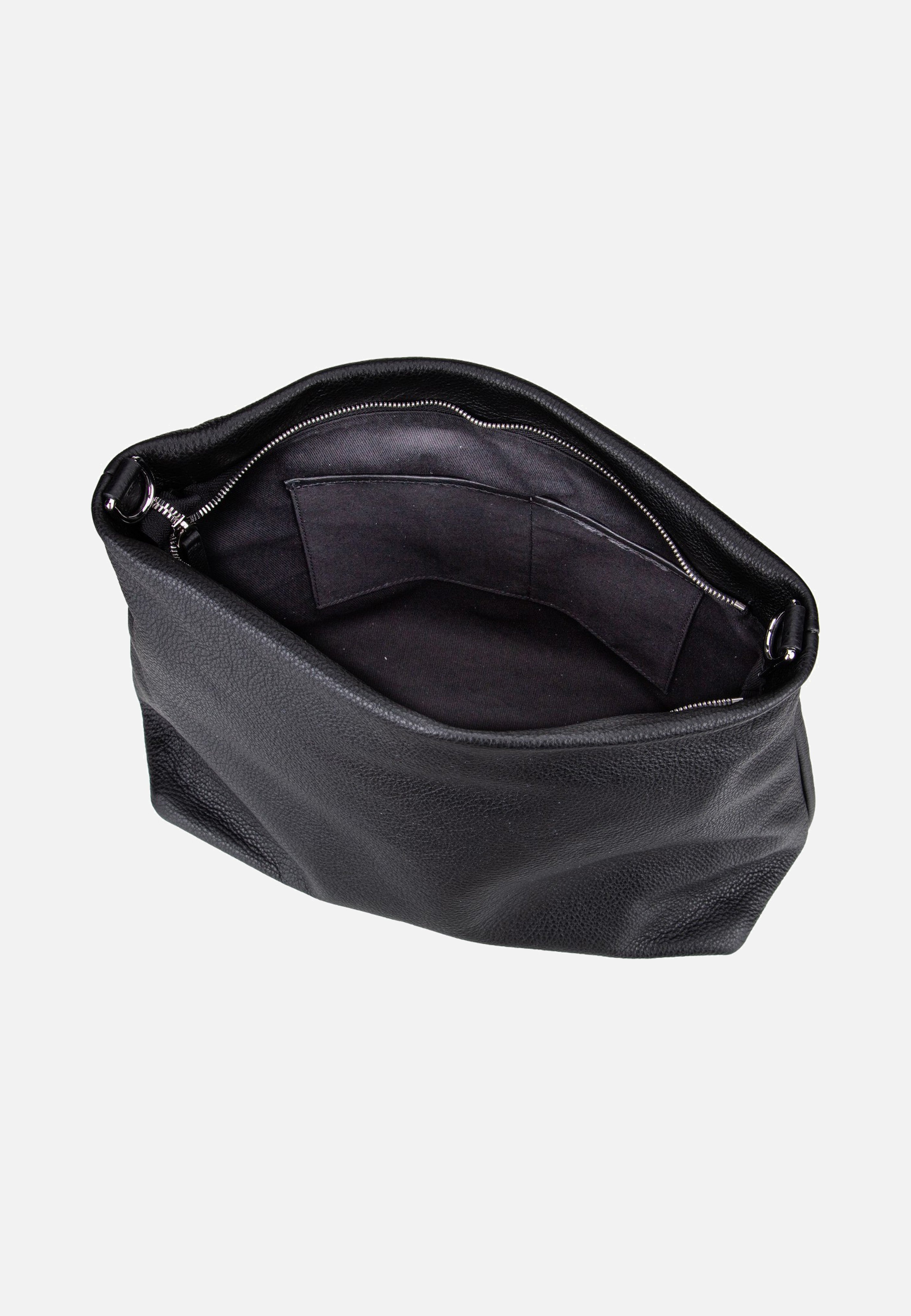 abro Kaia Black/Nickel Hobo Bag