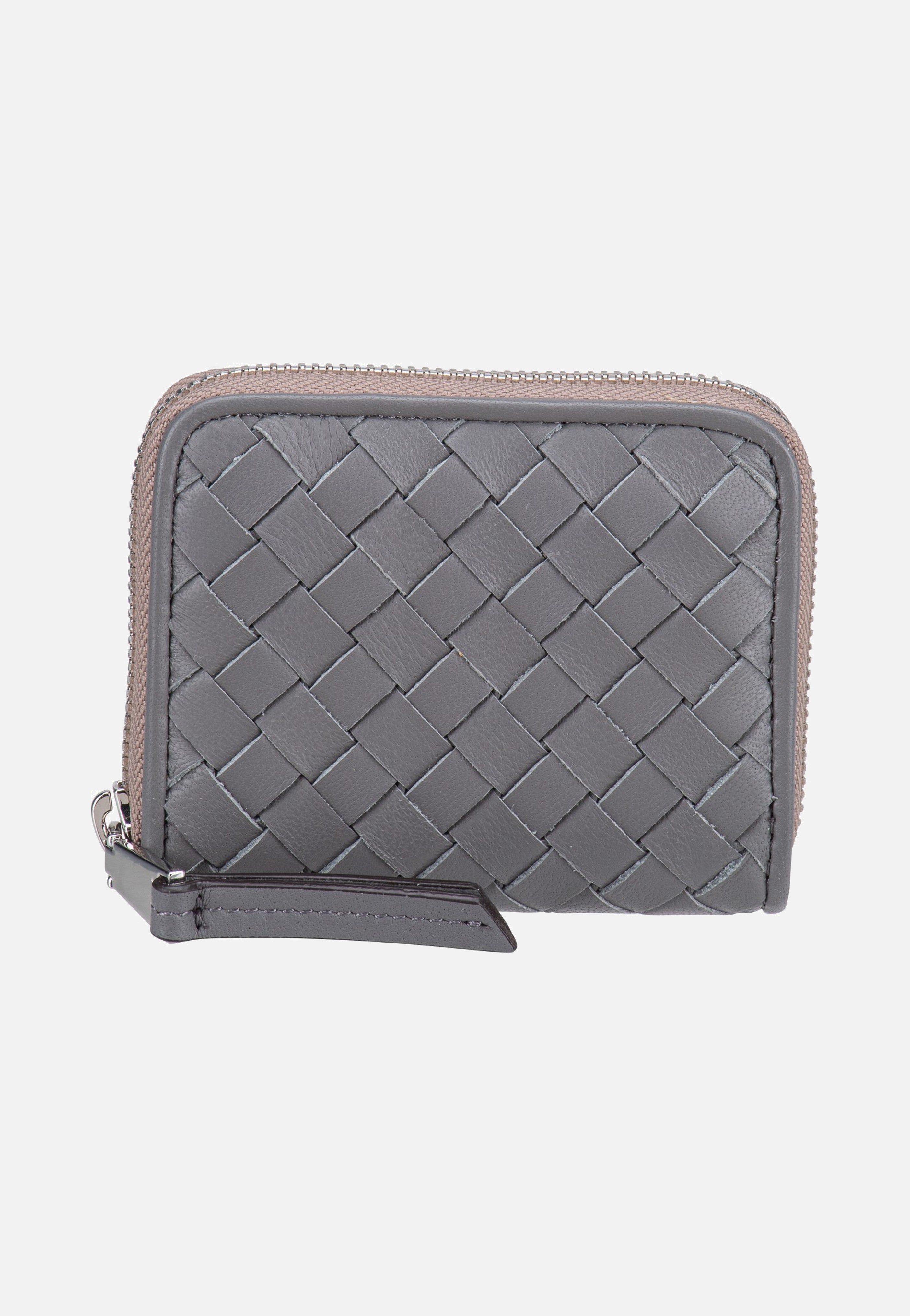 abro - Piuma Weaving Mini Wallet Zinc - Wallet | Women-Image