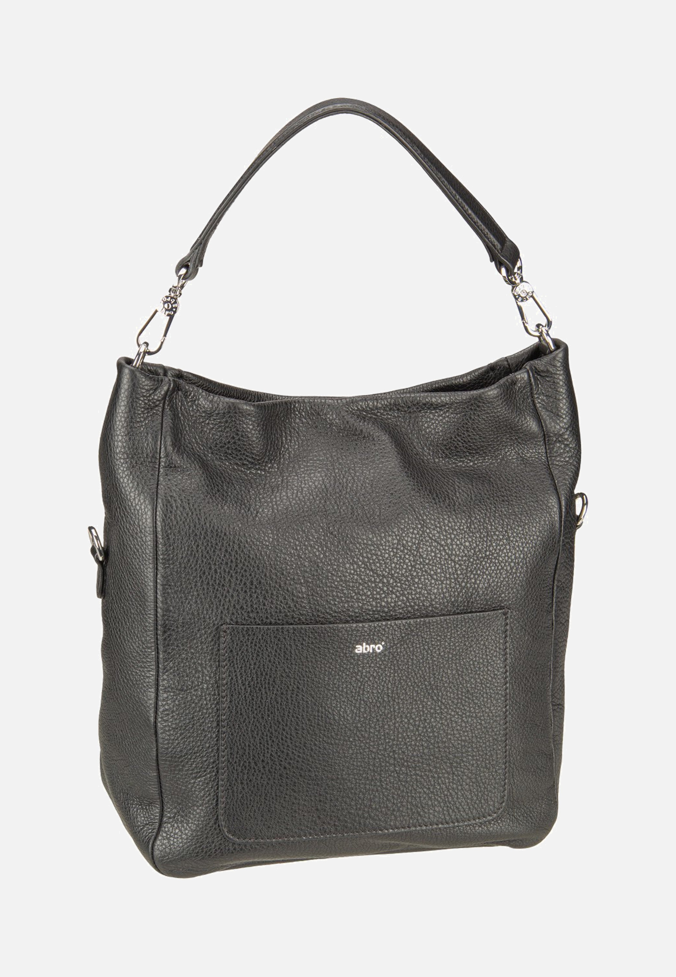 abro - Raquel Small Black/Nickel - Hobo Bag | Neutral-Image