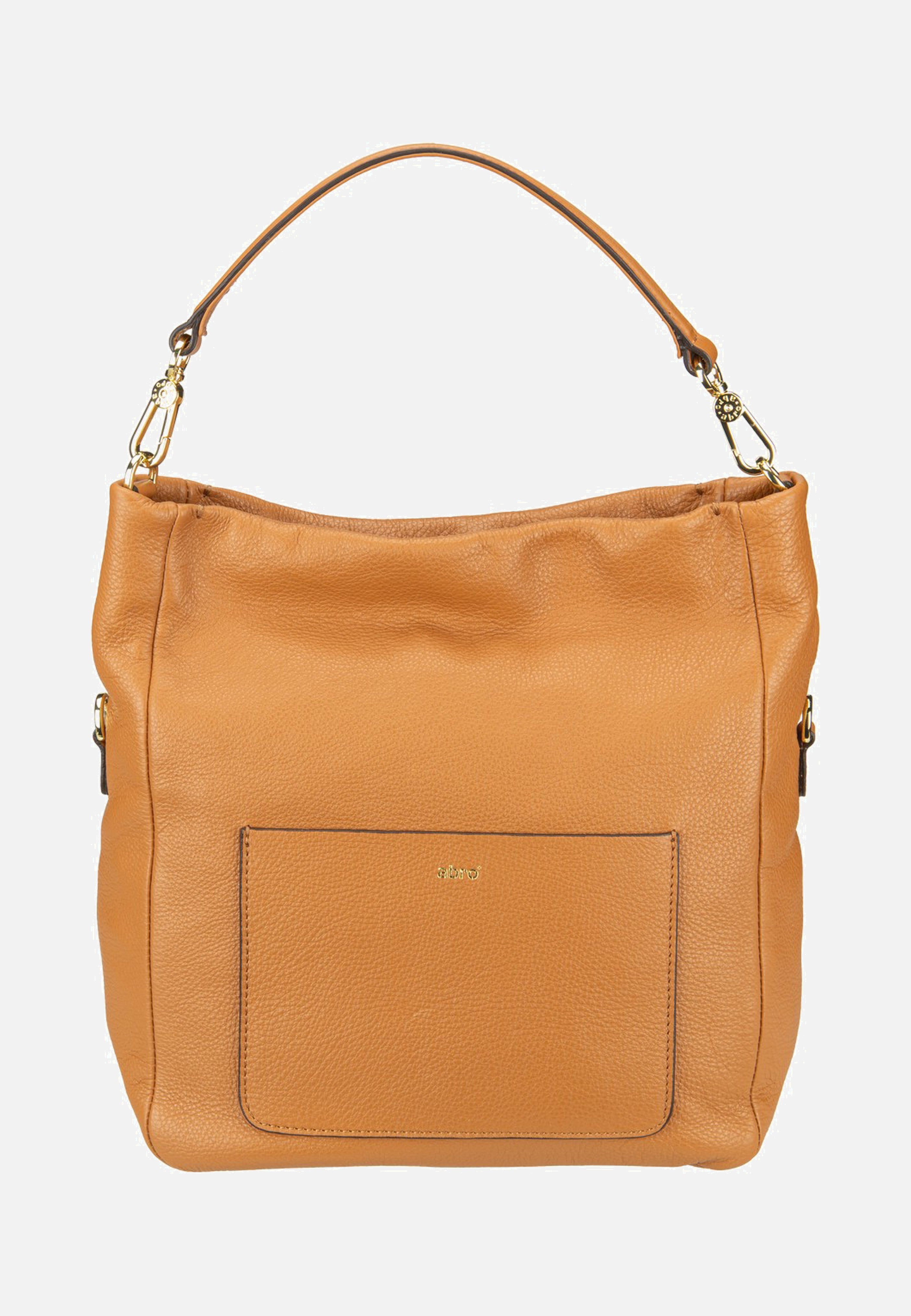 abro Raquel Small Cuoio Hobo Bag