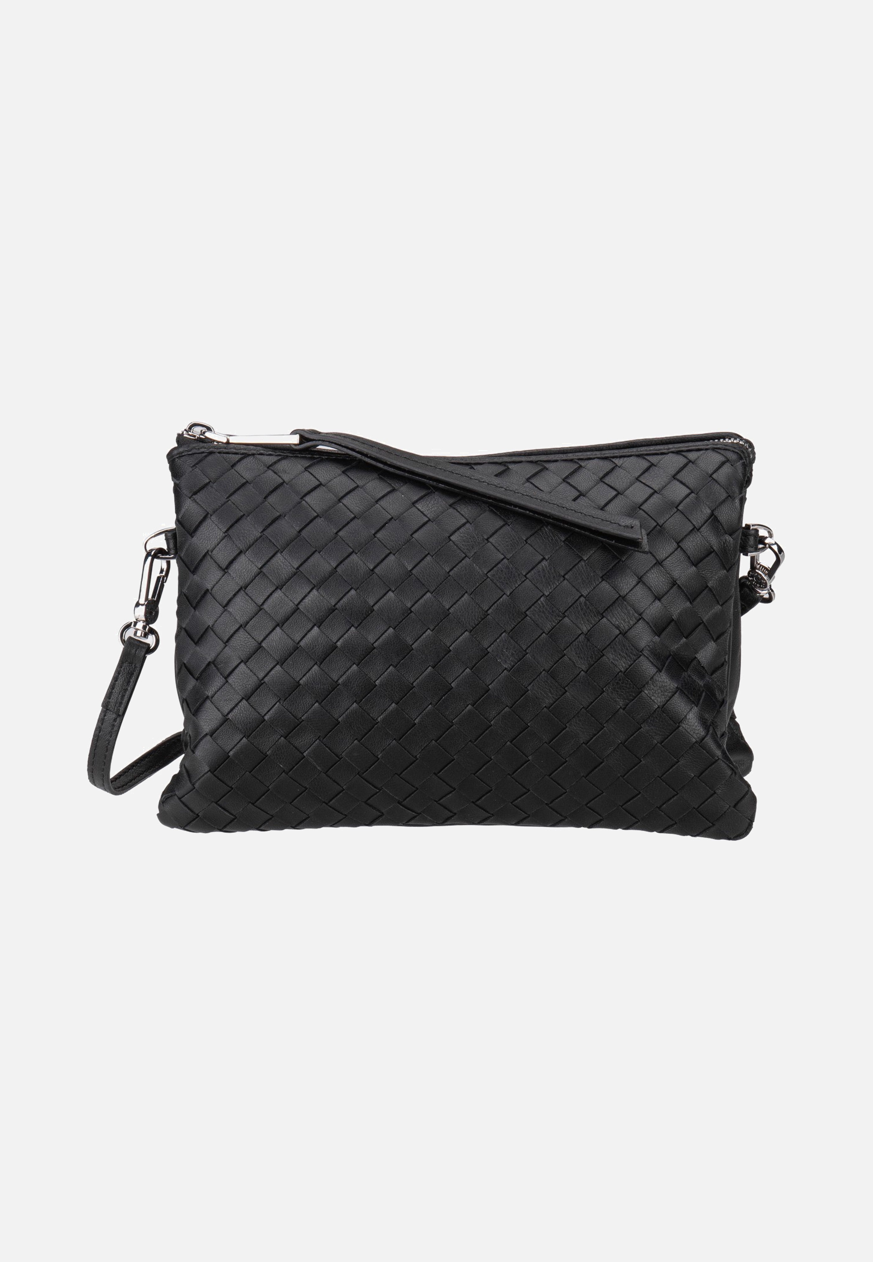 abro - Threefold Piuma Weaving Black/Nickel - Crossbody Bag | Neutral-Image