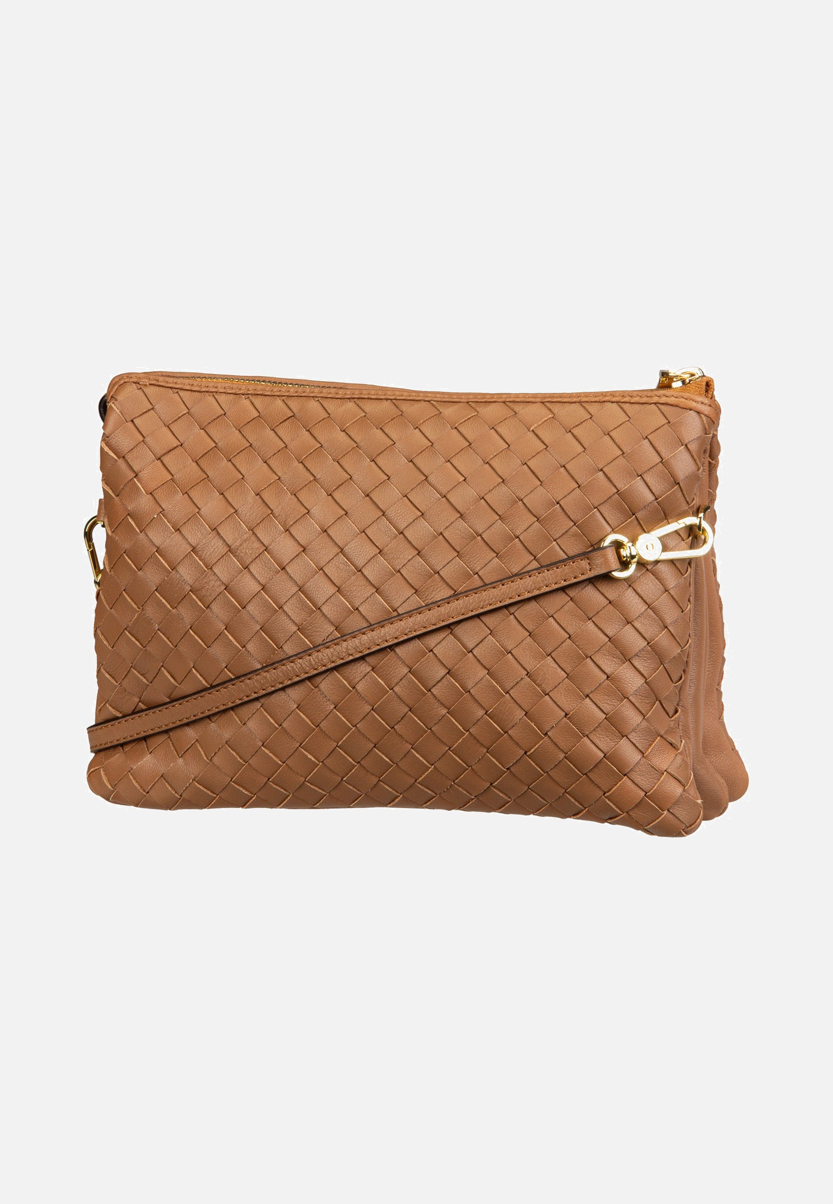 abro - Threefold Piuma Weaving Cuoio - Crossbody Bag | Neutral-Image