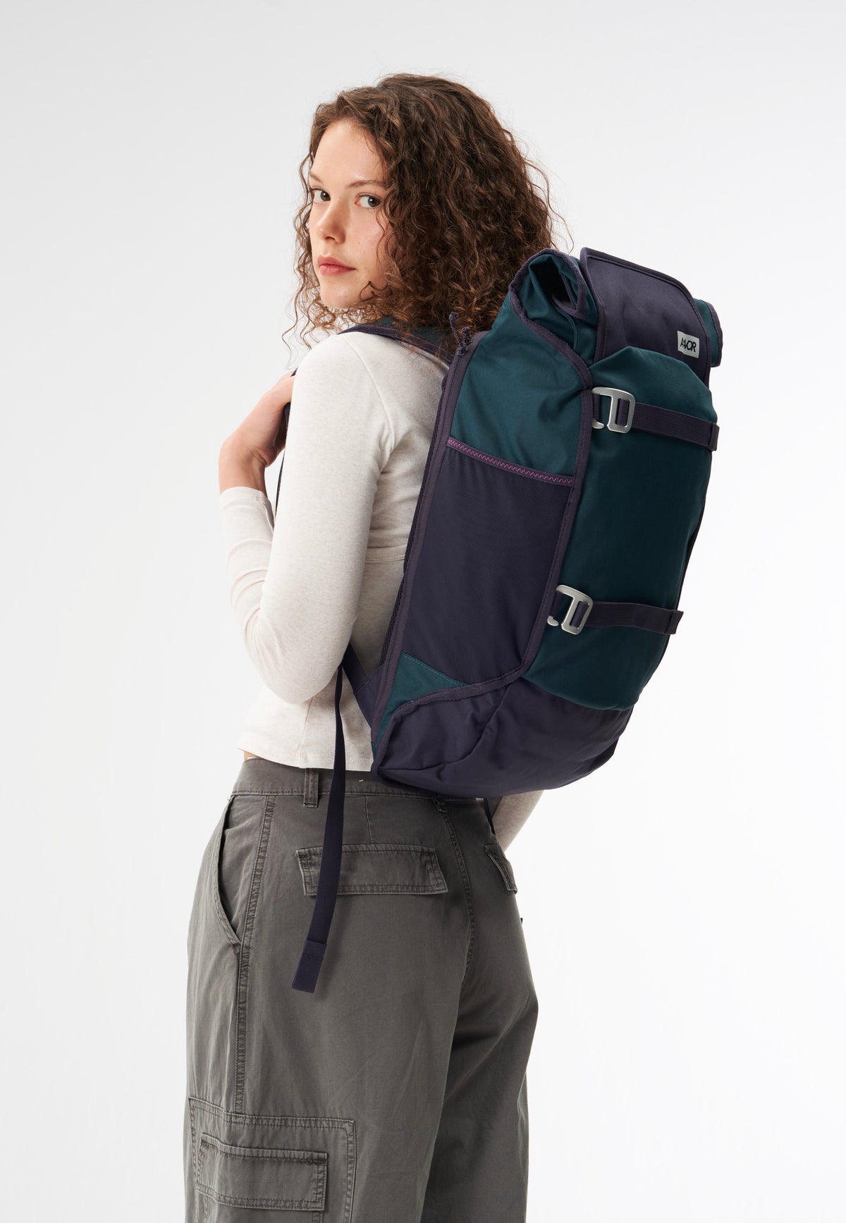 AEVOR Trip Pack Vintage Teal Rolltop Backpack