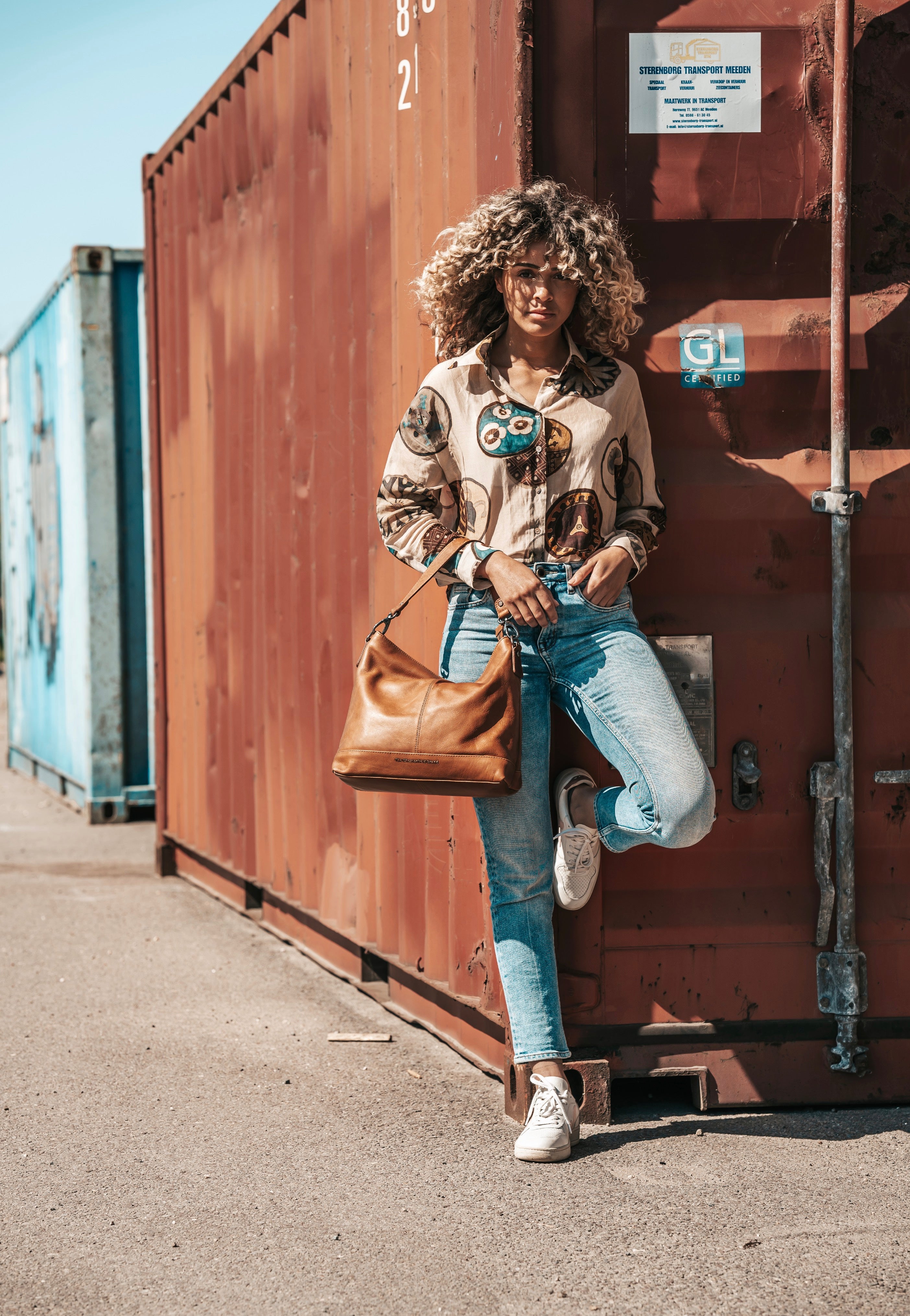 The Chesterfield Brand Amelia 0468 Cognac Hobo Bag