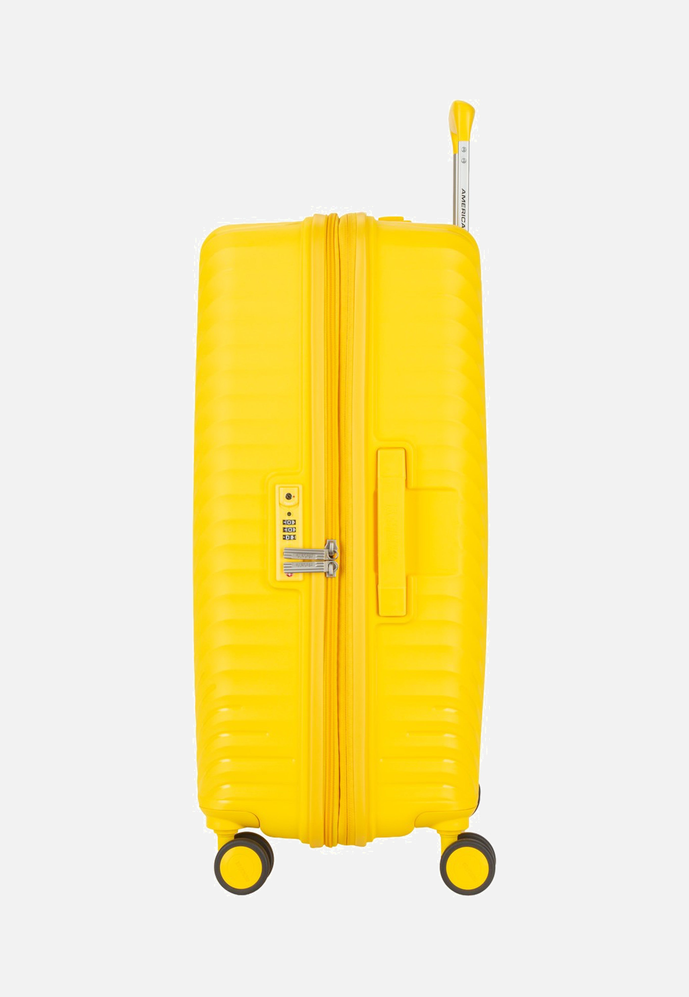 American Tourister Diablast Spinner 68/25 Exp Digital Yellow Koffer