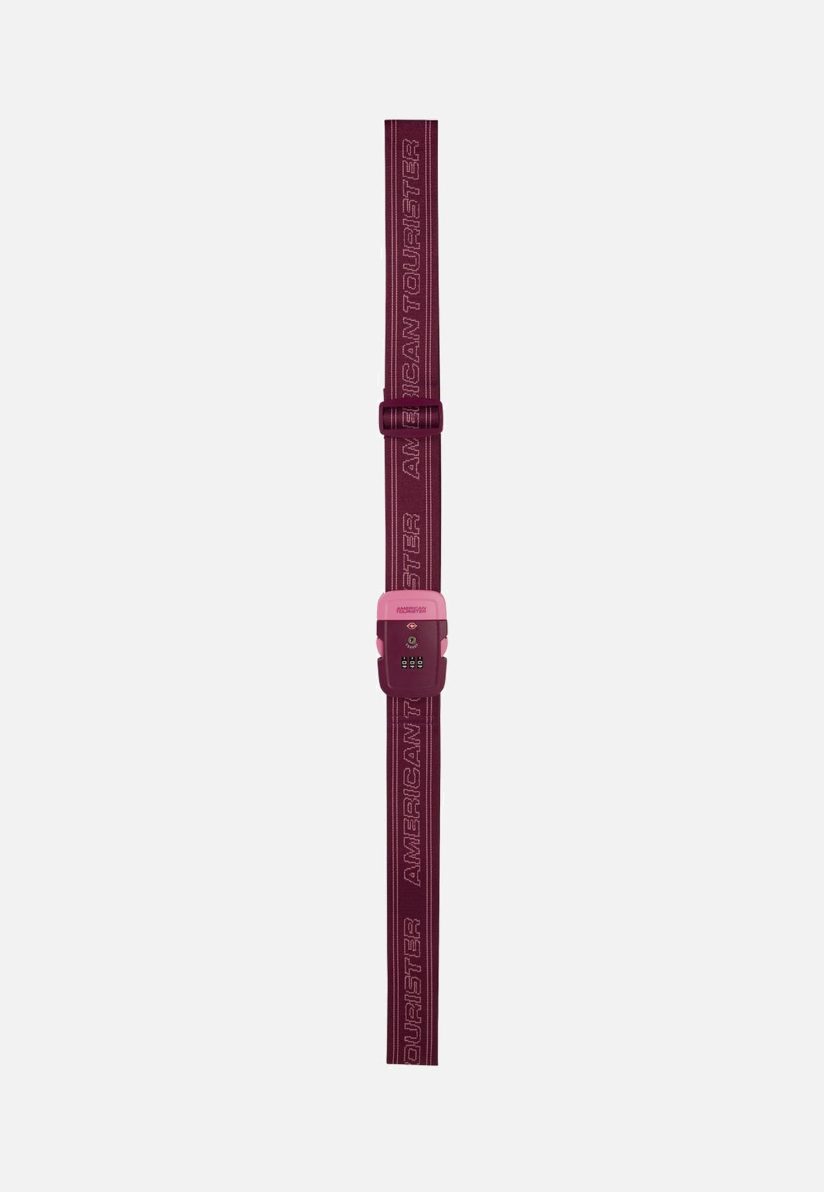 American Tourister Luggage Belt TSA Iced Berry Accessories