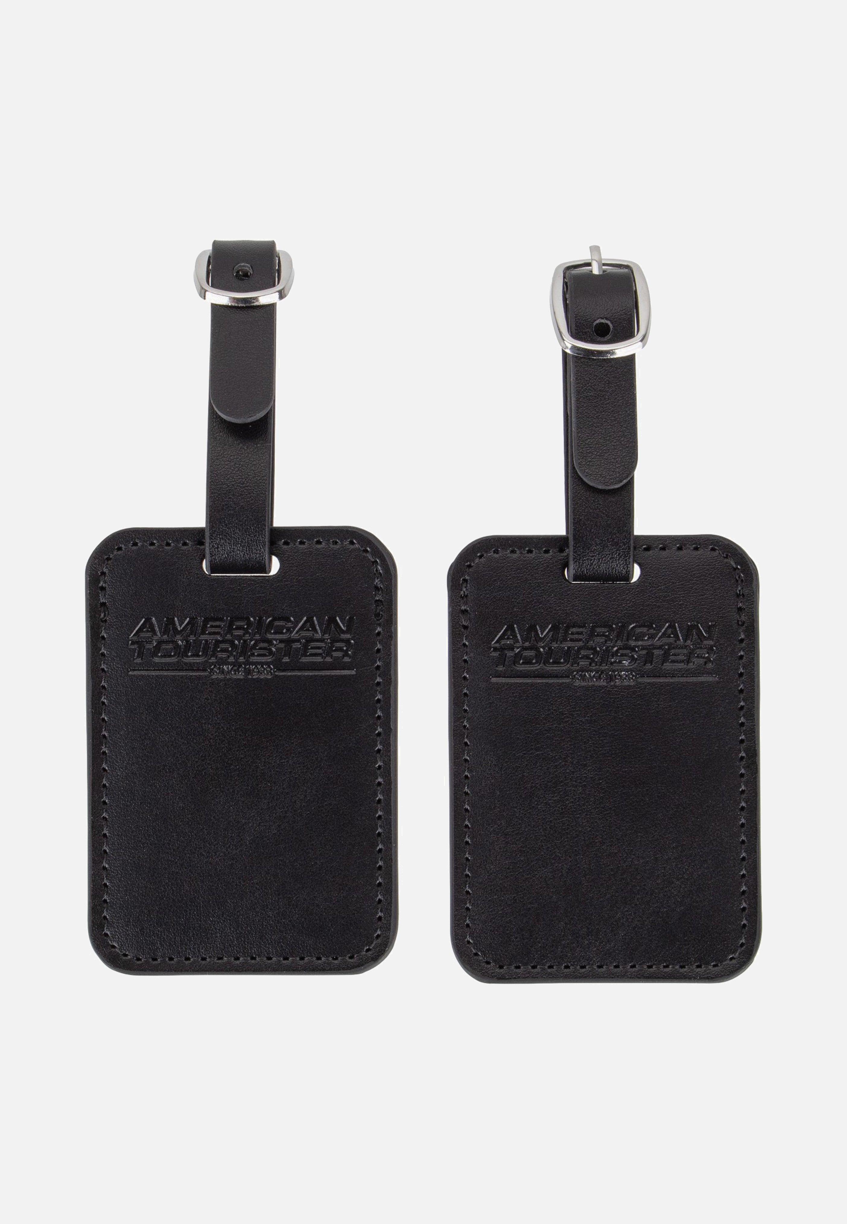 American Tourister Luggage Tag Pack Of 2 Black Luggage Tag