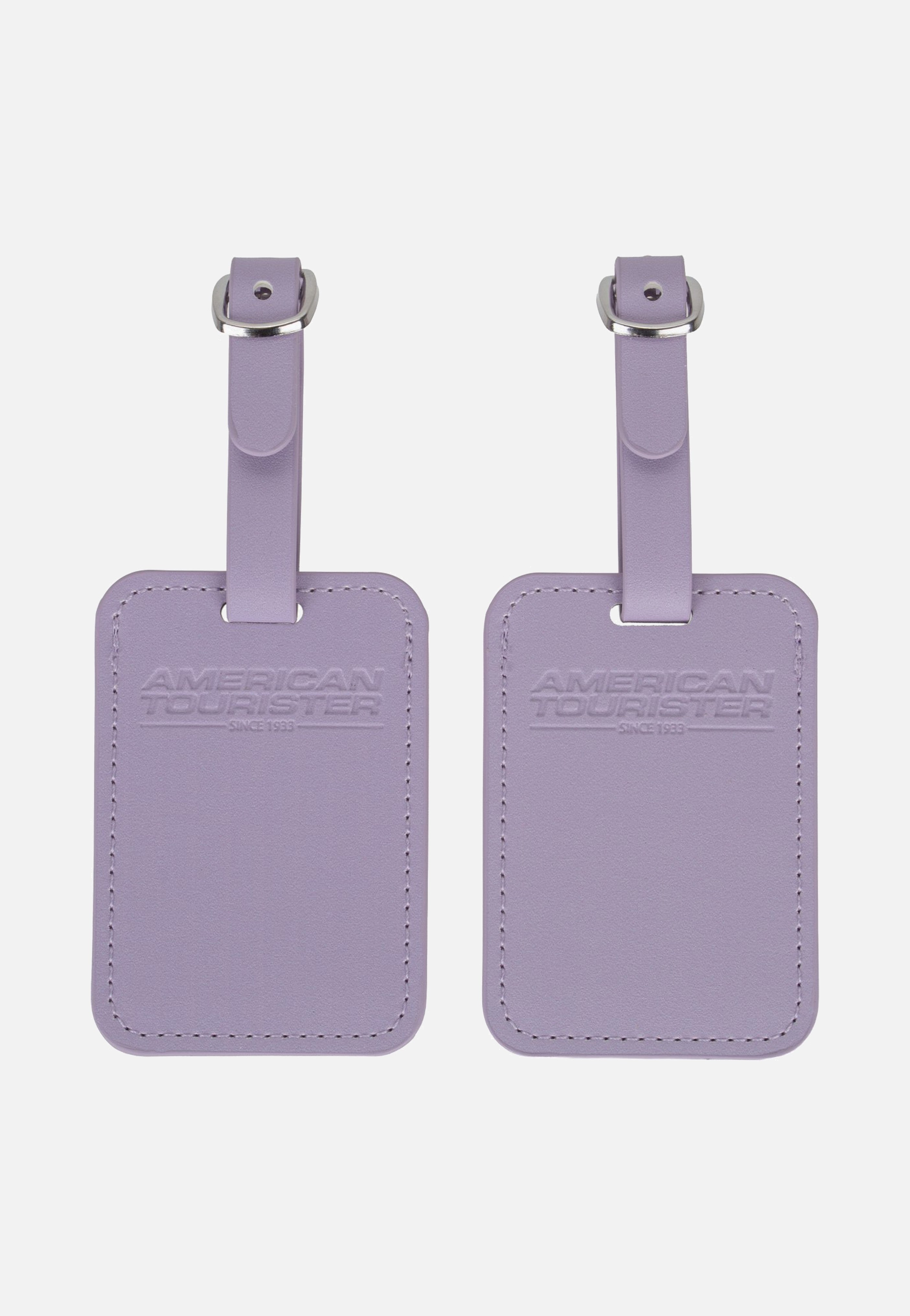 American Tourister Luggage Tag Pack Of 2 Digital Lavender Luggage Tag