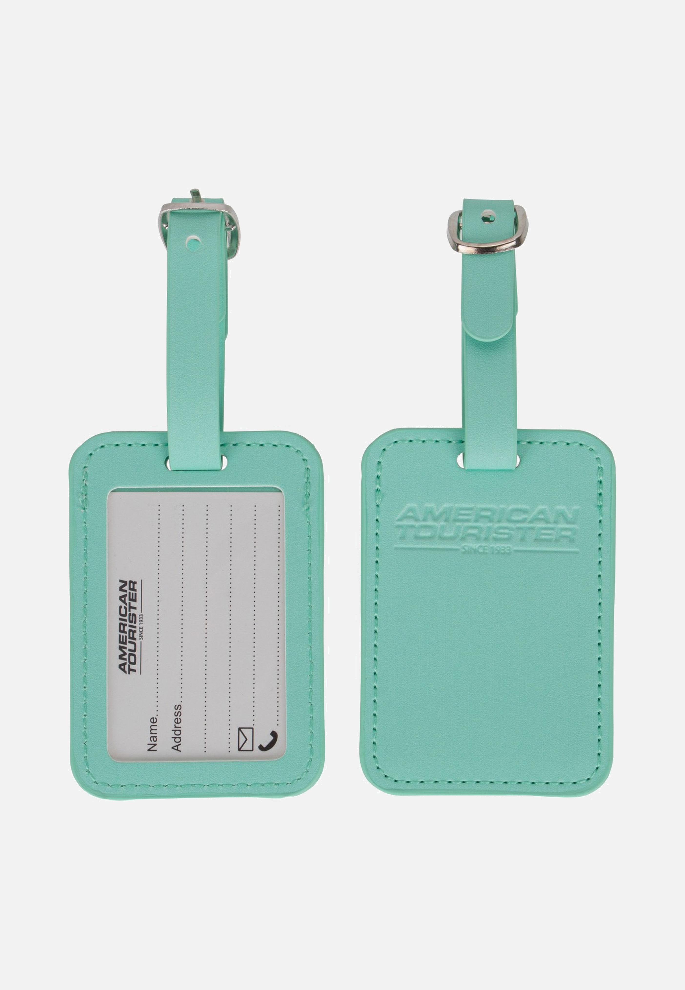 American Tourister Luggage Tag Pack Of 2 Jelly Mint Luggage Tag