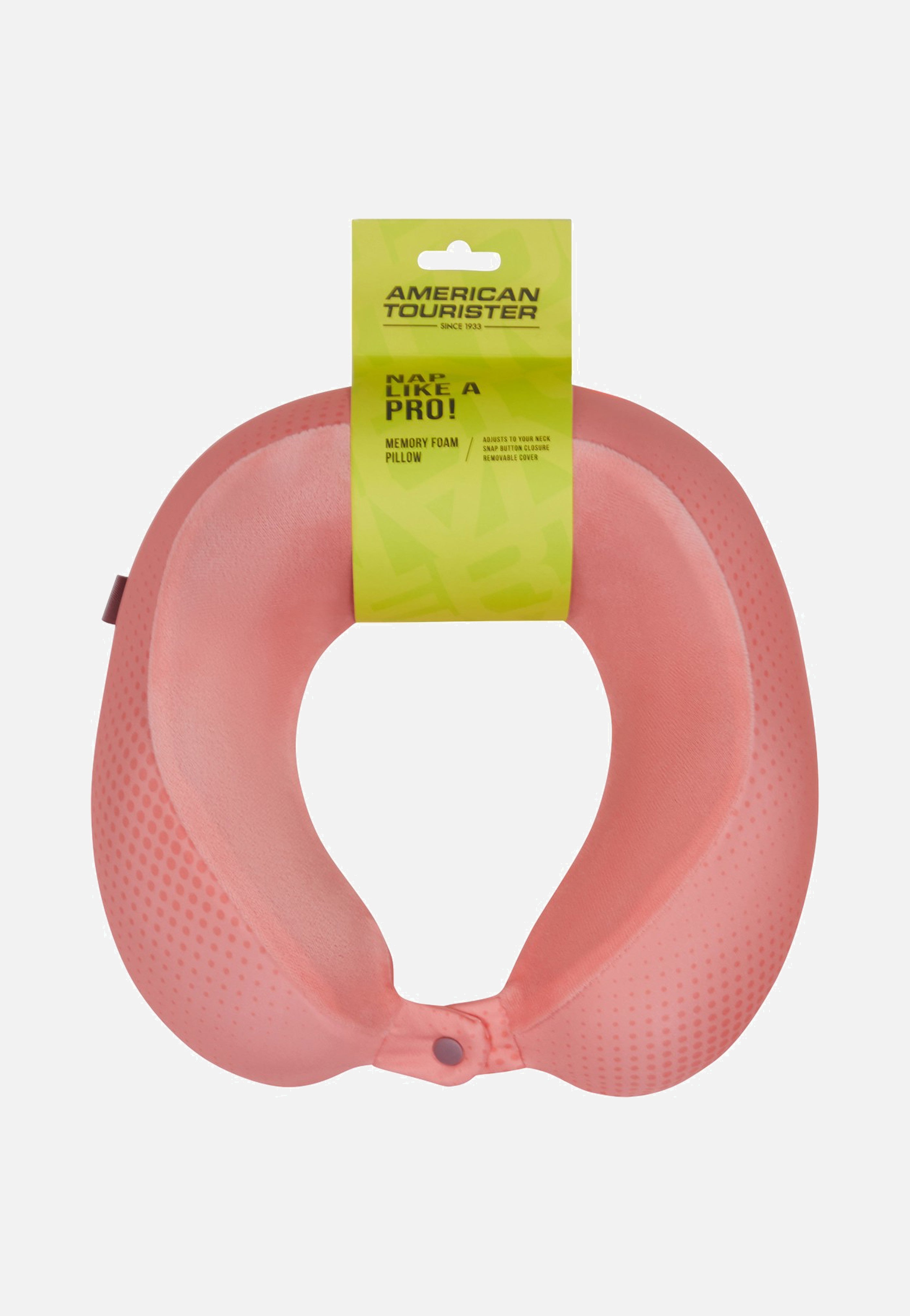 American Tourister Travel Memoryfoam Pink/Mauve Pillow