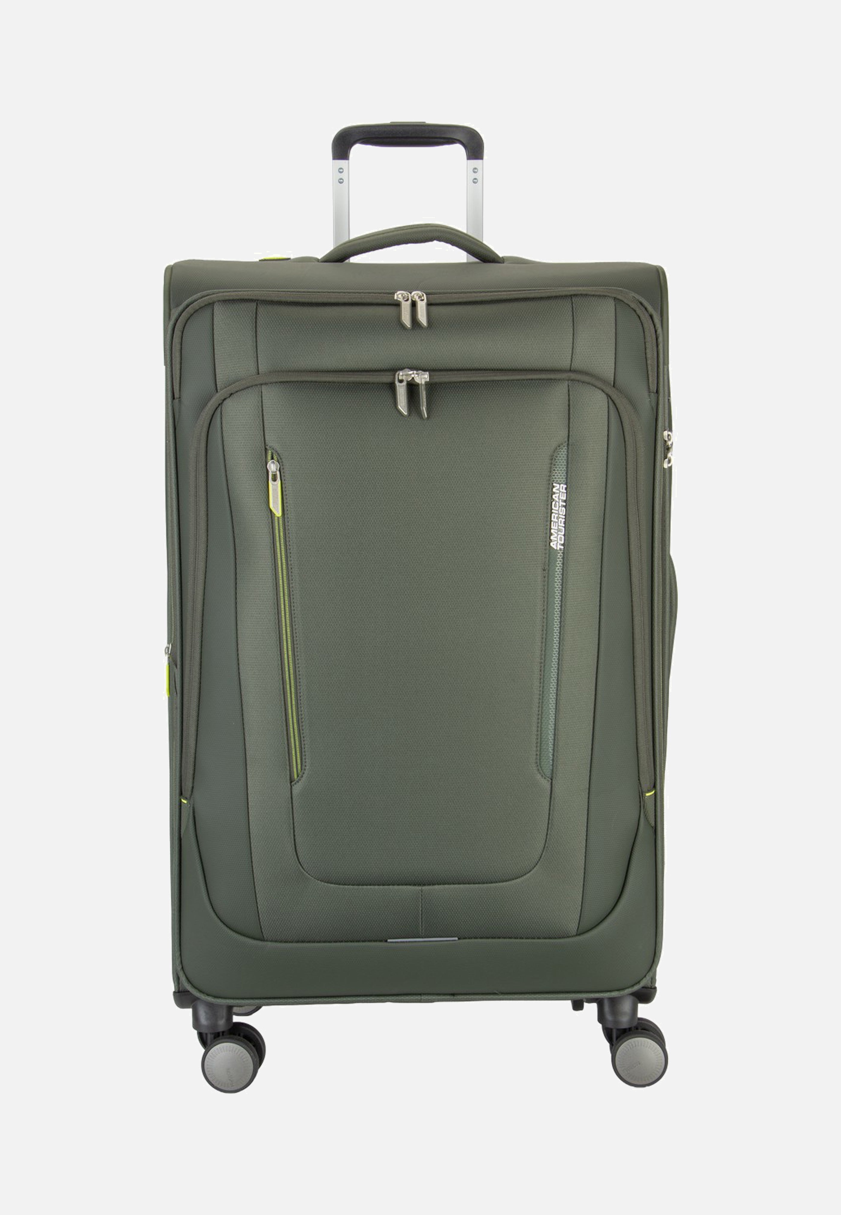 American Tourister Wanderlite Spinner L Exp Dark Khaki Koffer