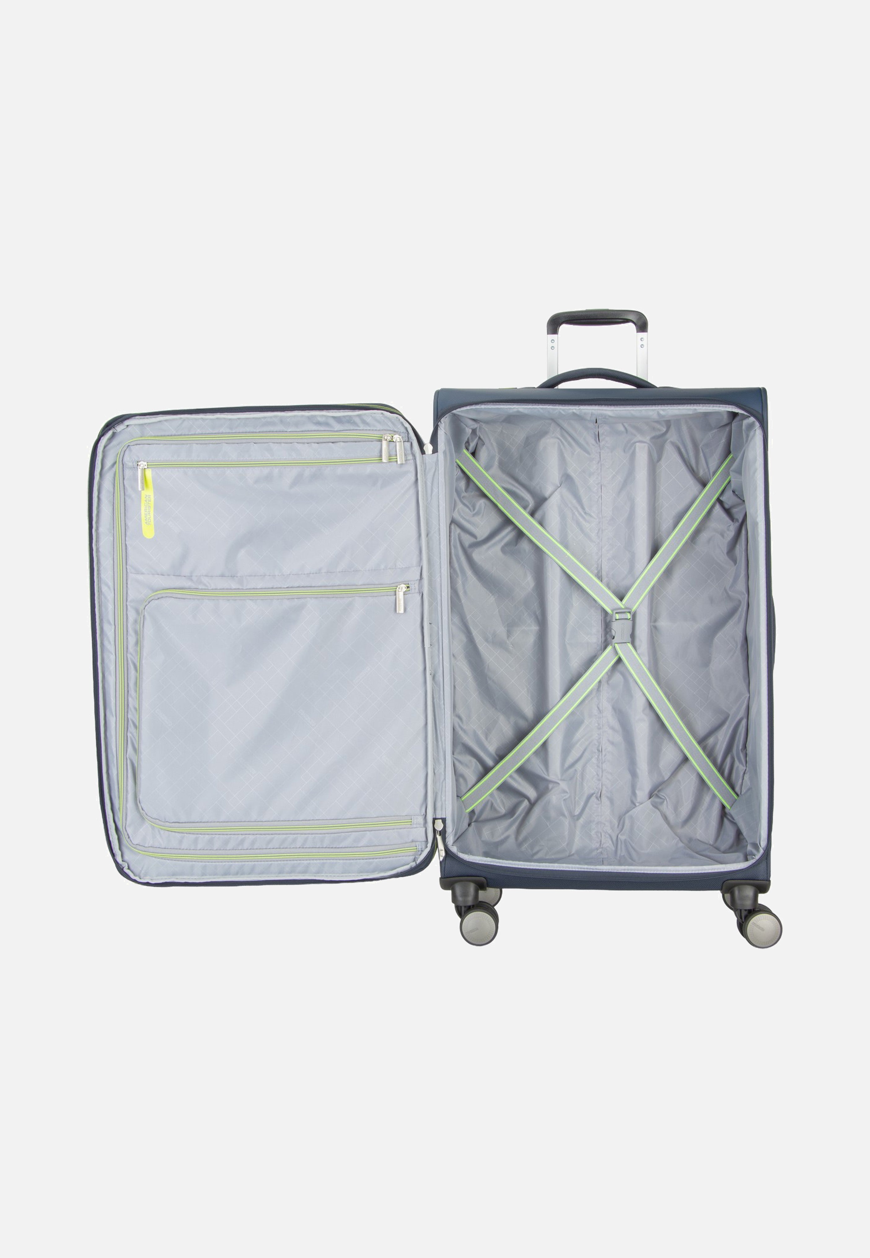 American Tourister Wanderlite Spinner L Exp Dark Navy Koffer