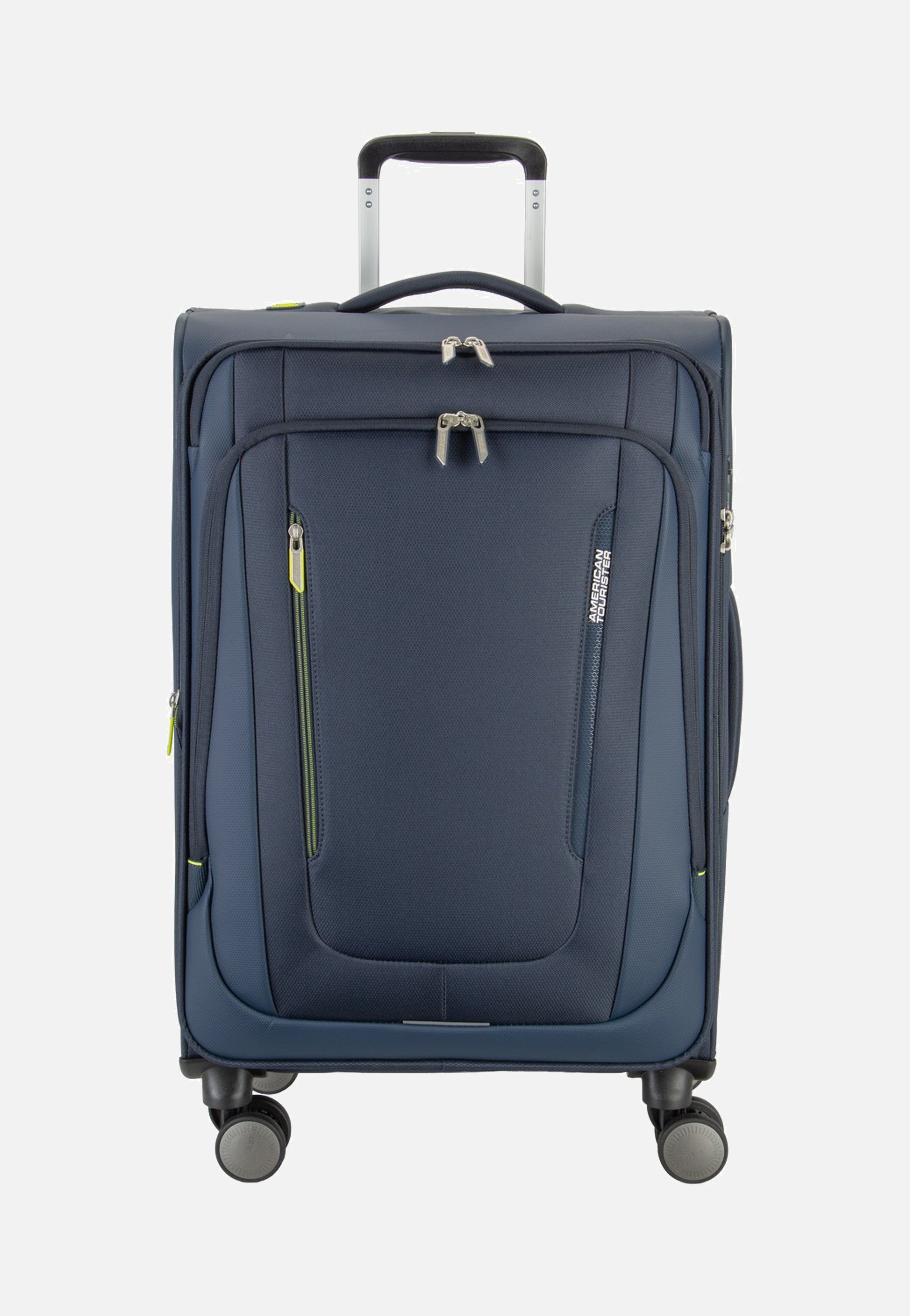 American Tourister Wanderlite Spinner M Exp Dark Navy Koffer