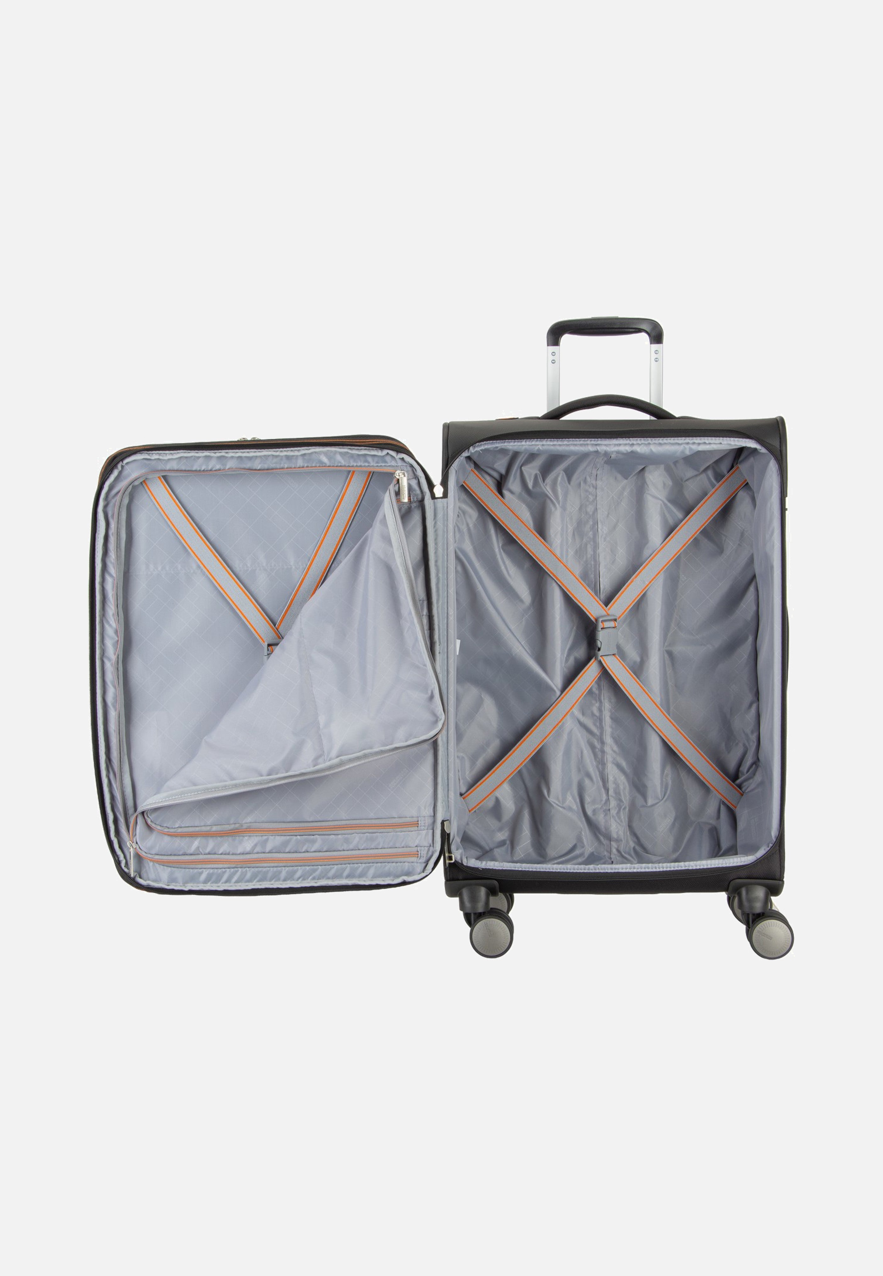 American Tourister Wanderlite Spinner M Exp Shadow Black Koffer