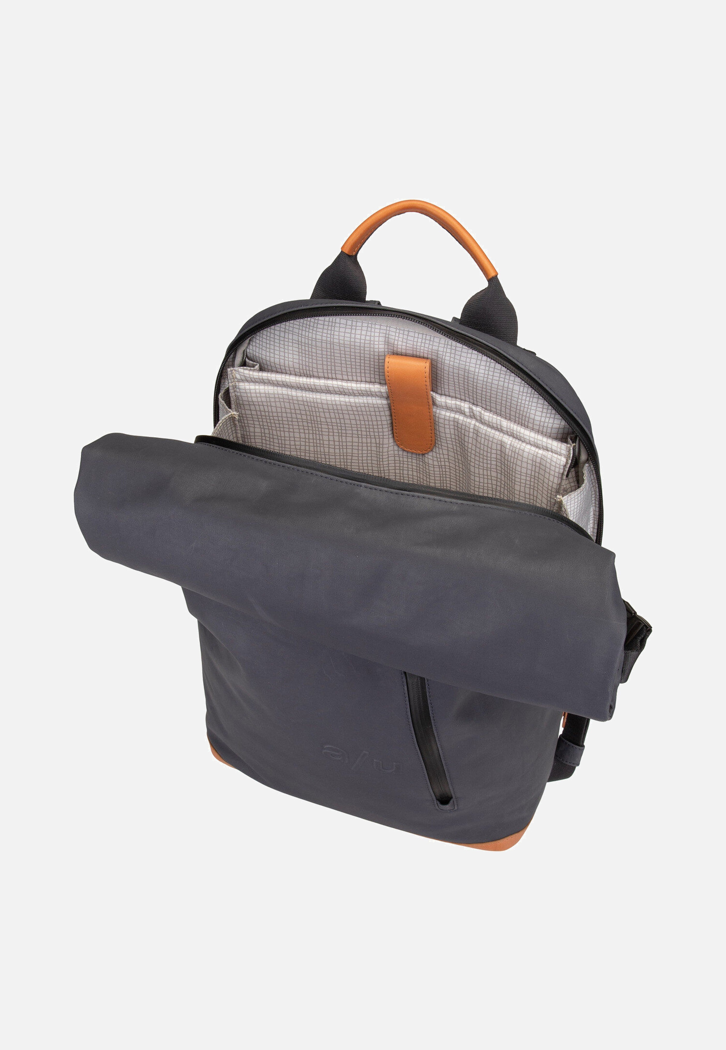 aunts & uncles Fukui Night Blue Rolltop Rucksack