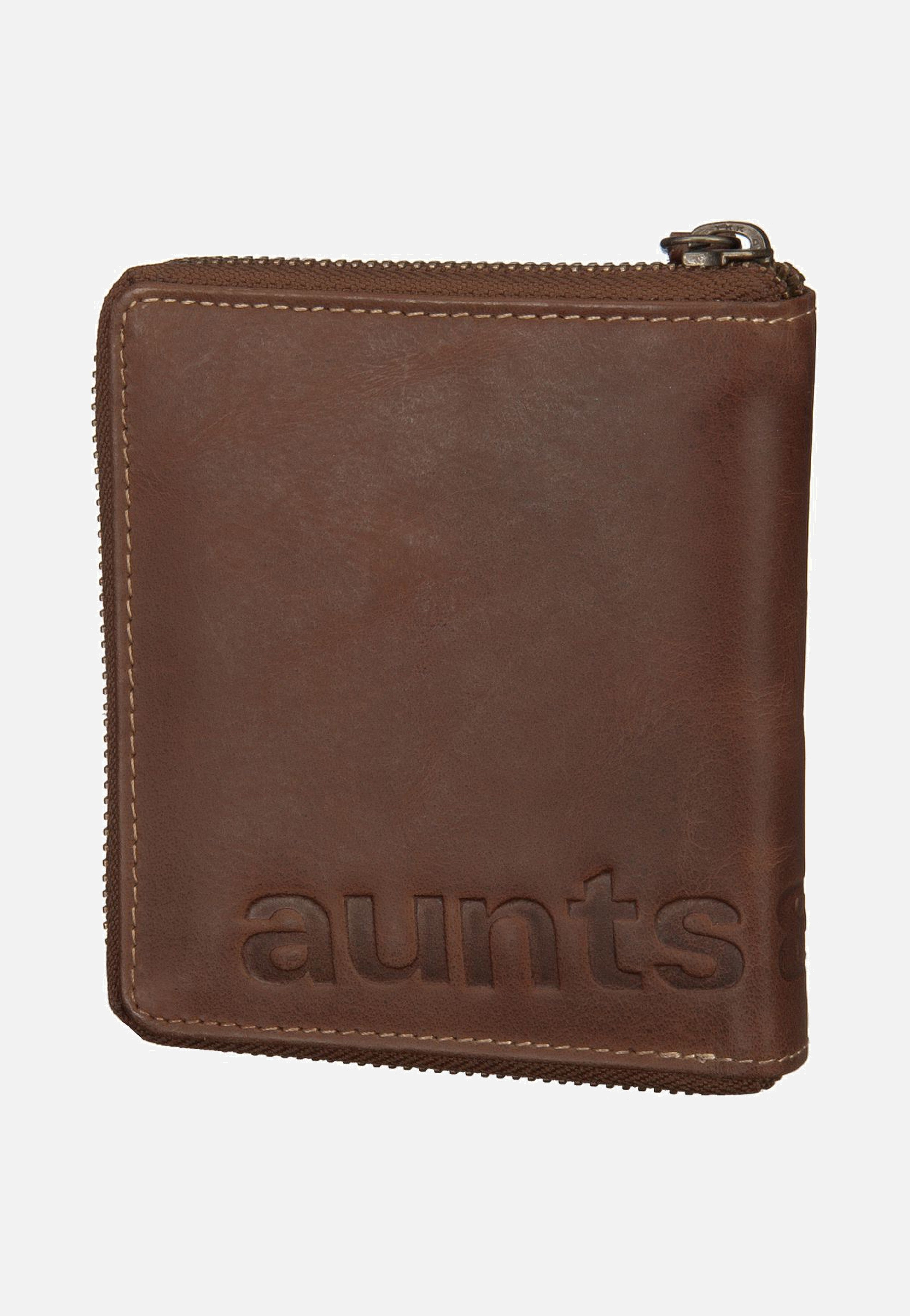 aunts & uncles - George Vintage Tan Logo - Wallet | Neutral-Image