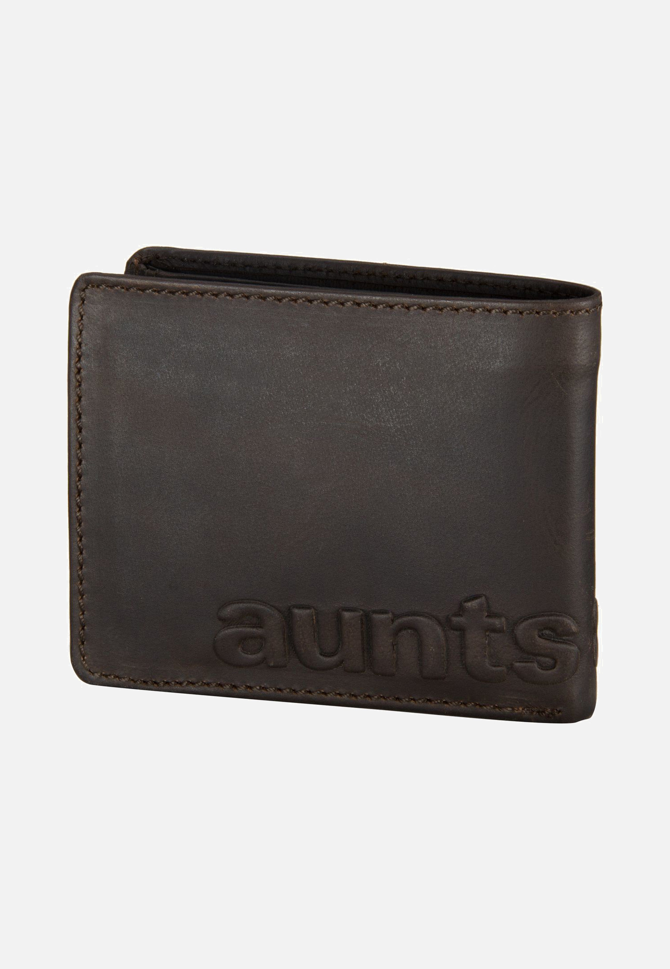 aunts & uncles Matt Vintage Brown Vintage Brown Logo Portemonnaie