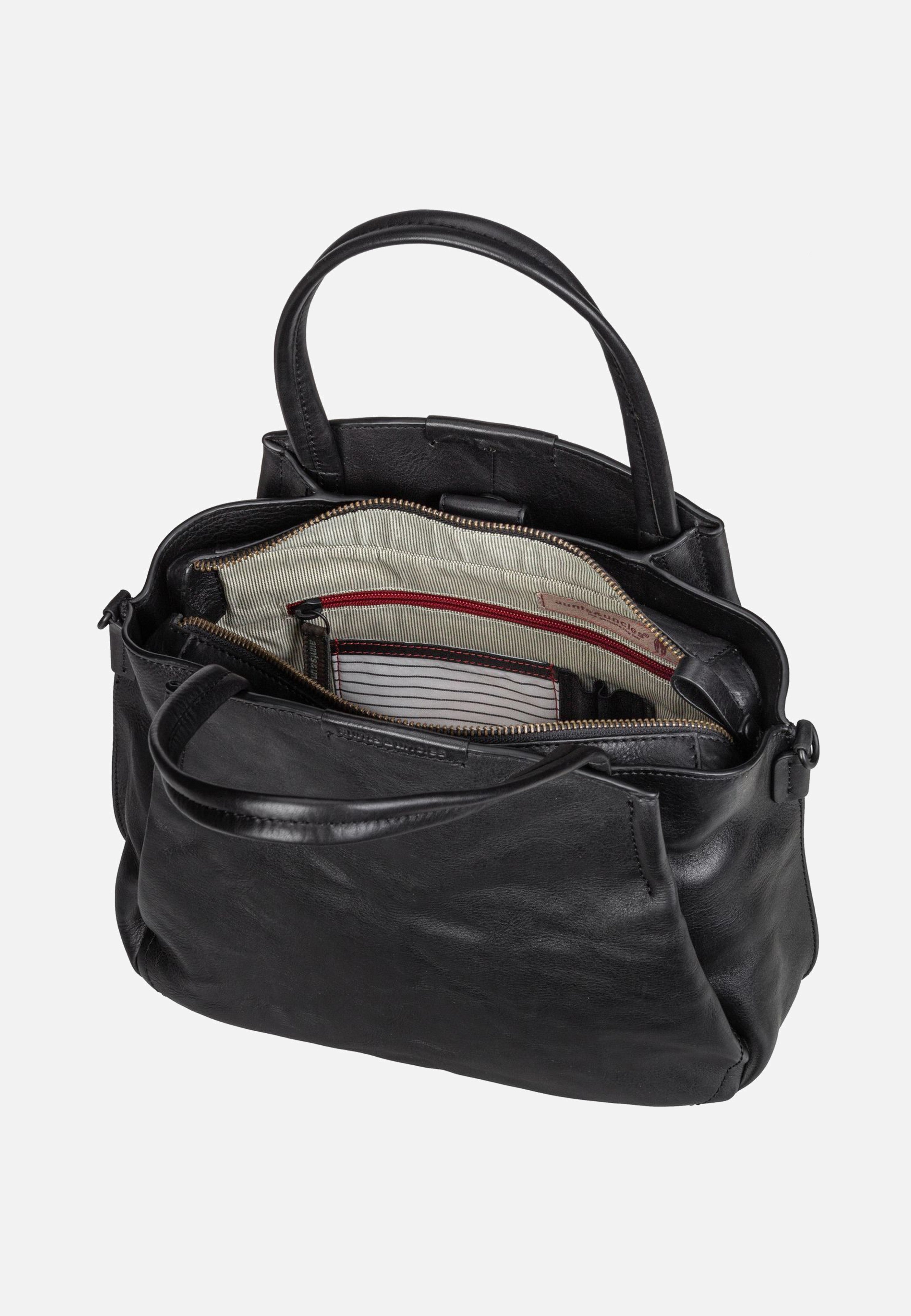 aunts & uncles - Mrs. Chiffon Pie Black Smoke - Handle Bag | Women-Image