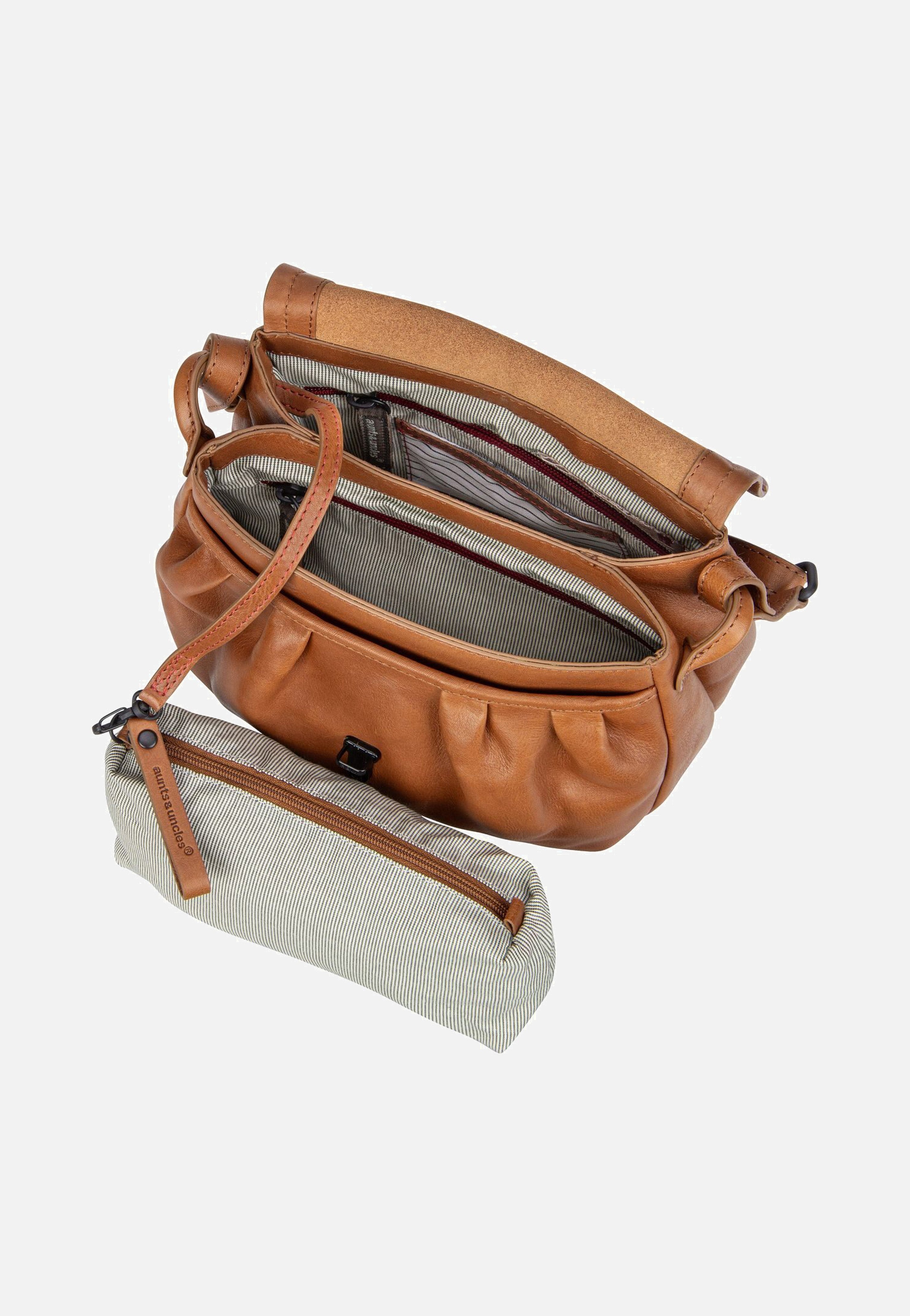 aunts & uncles Mrs. Coconut Cake Caramel Saddle Bag