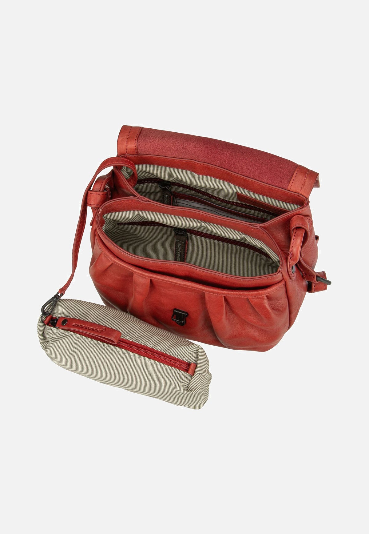 aunts & uncles Mrs. Coconut Cake Intense Rust Saddle Bag