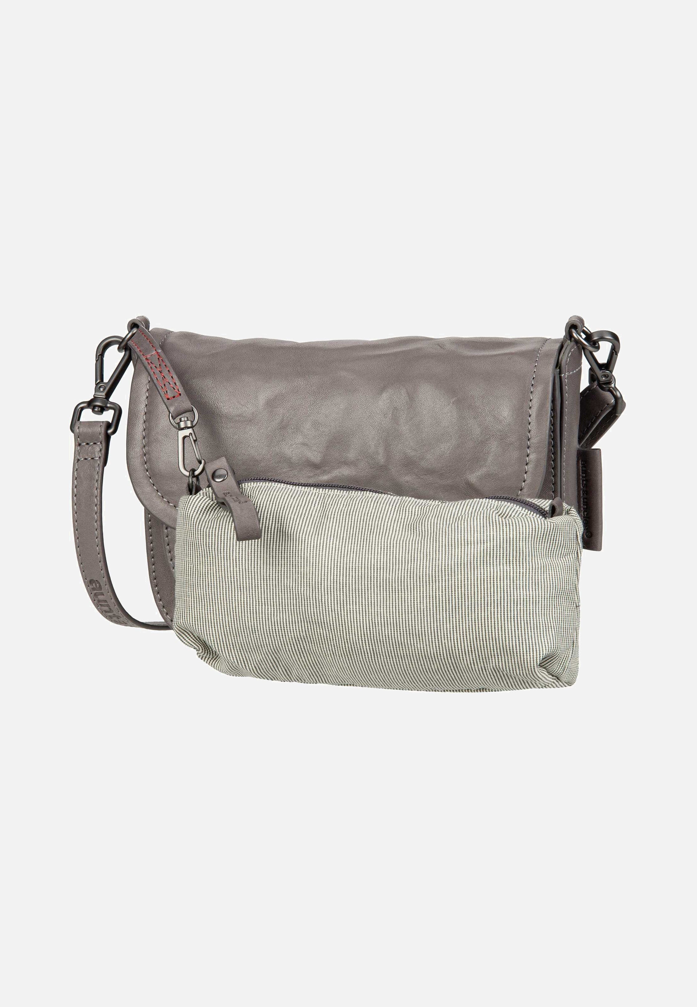 aunts & uncles Mrs. Waffle Oyster Grey Saddle Bag