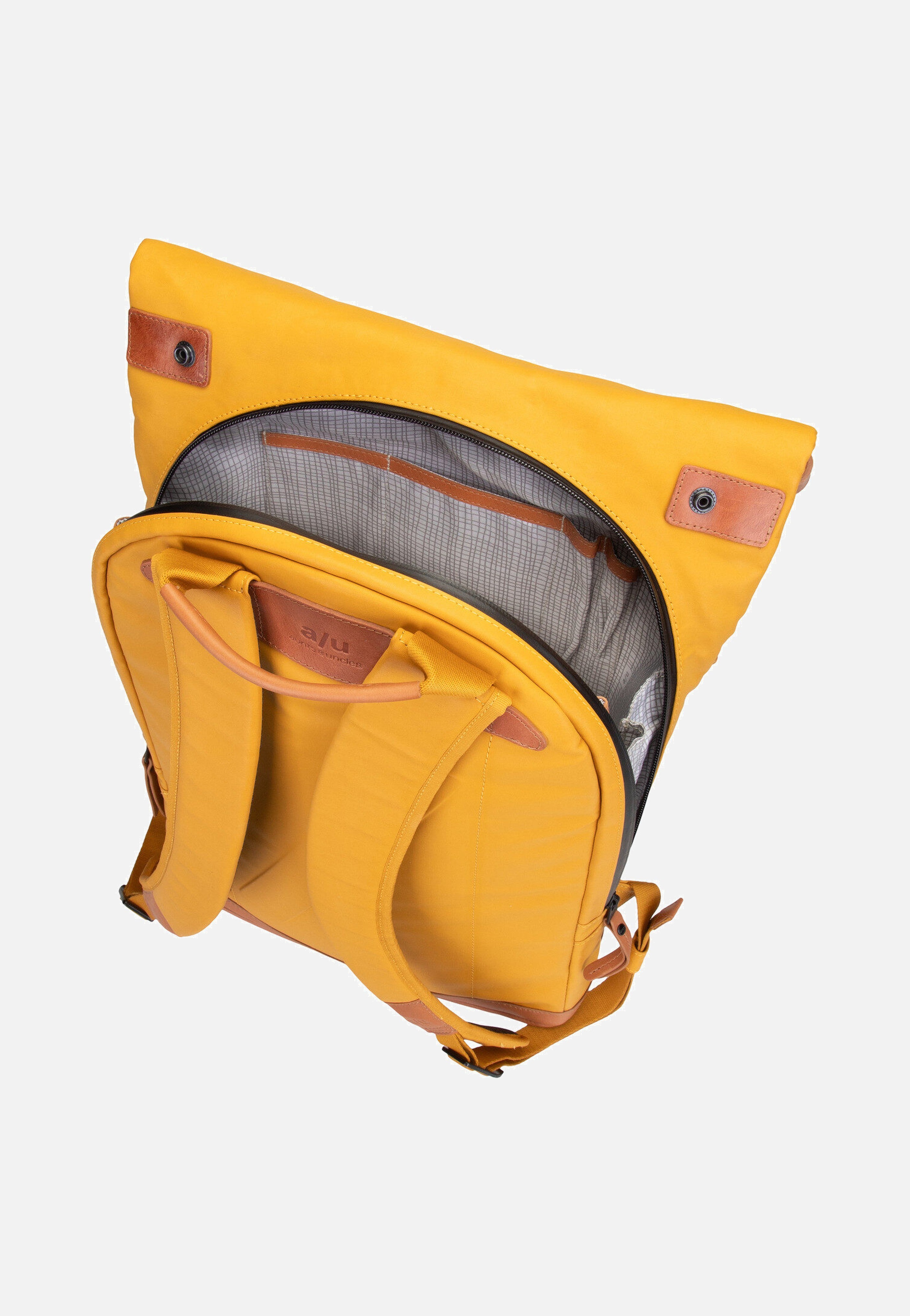 aunts & uncles - Osaka Mustard - Rolltop Backpack | Neutral-Image