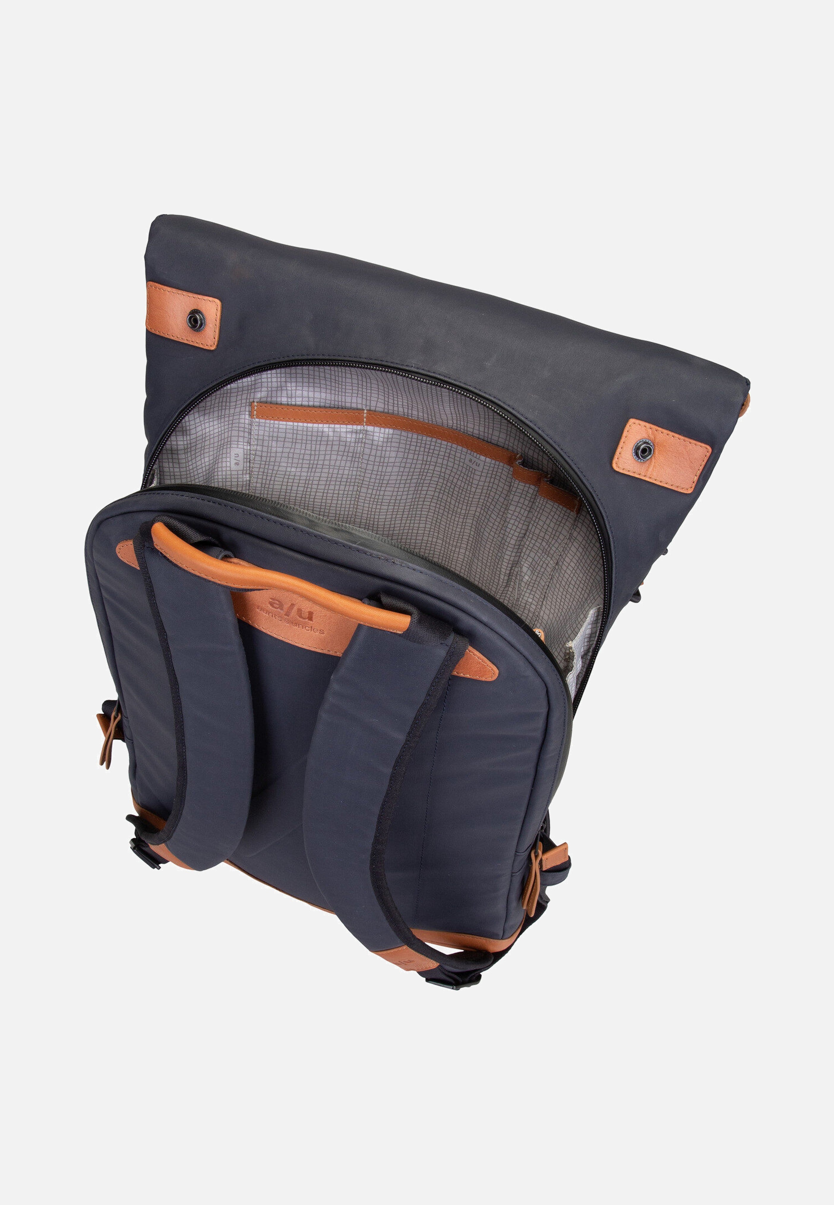 aunts & uncles - Osaka Night Blue - Rolltop Backpack | Neutral-Image