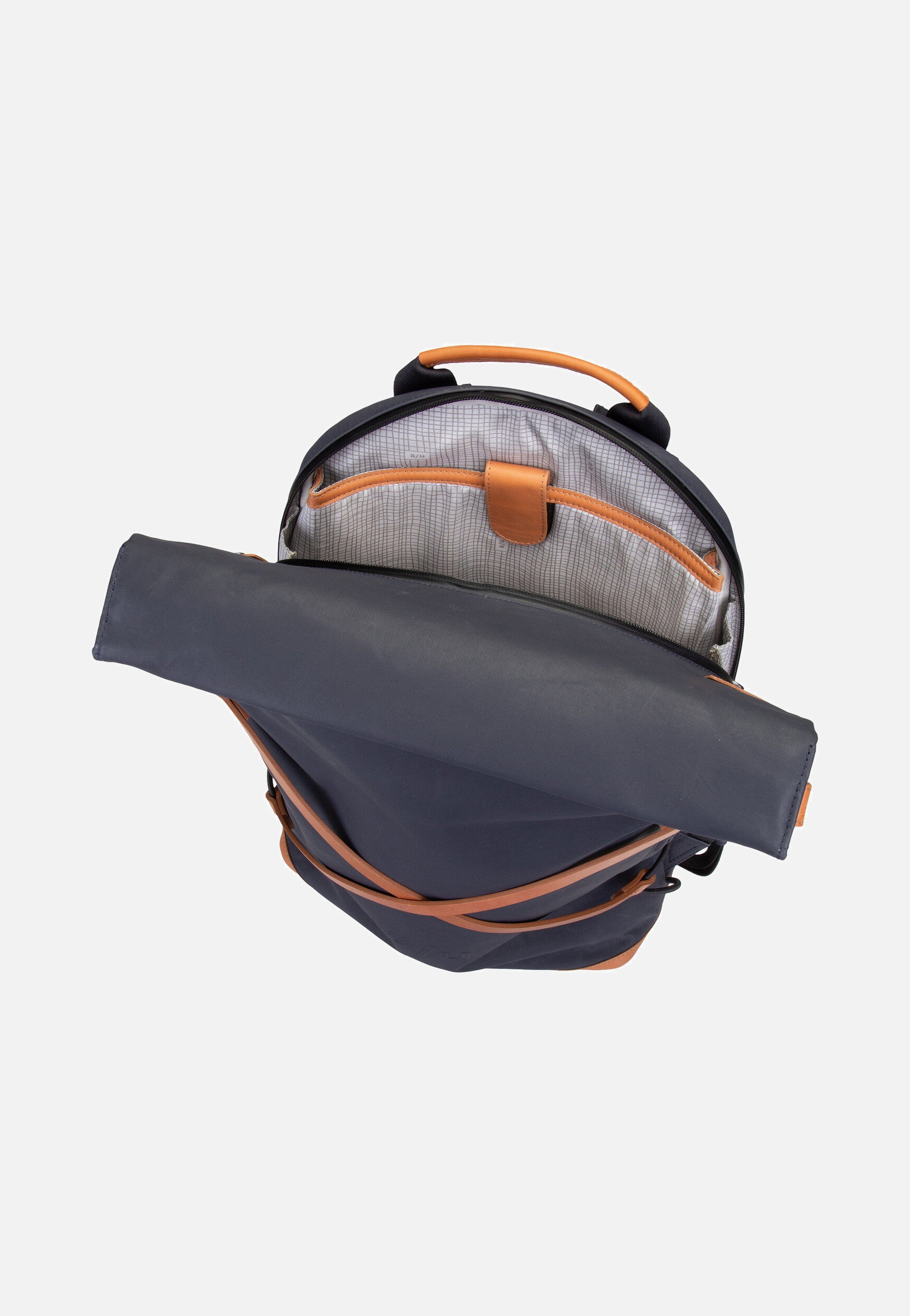 aunts & uncles - Osaka Night Blue - Rolltop Backpack | Neutral-Image