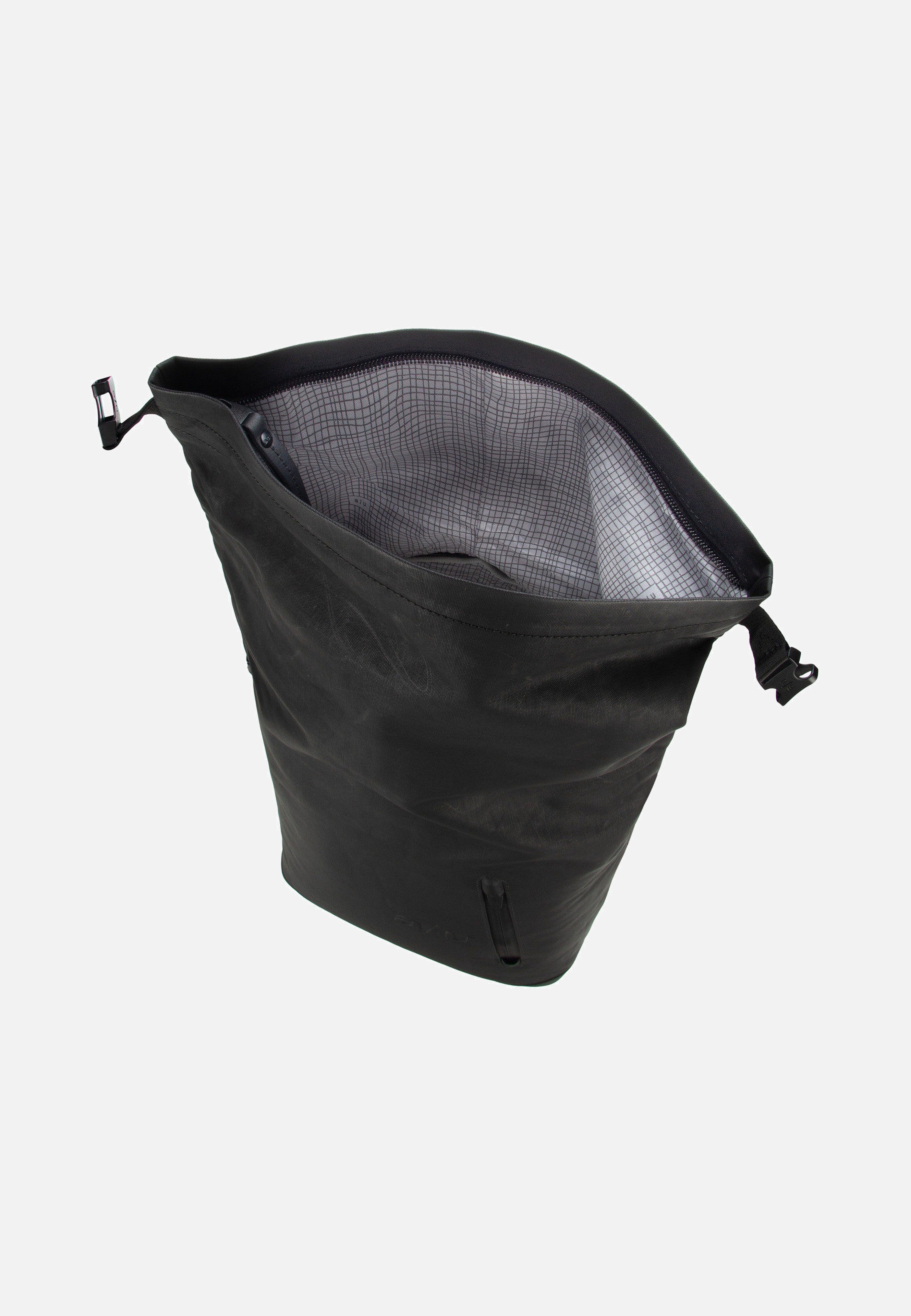 aunts & uncles Tokio Black Rolltop Rucksack