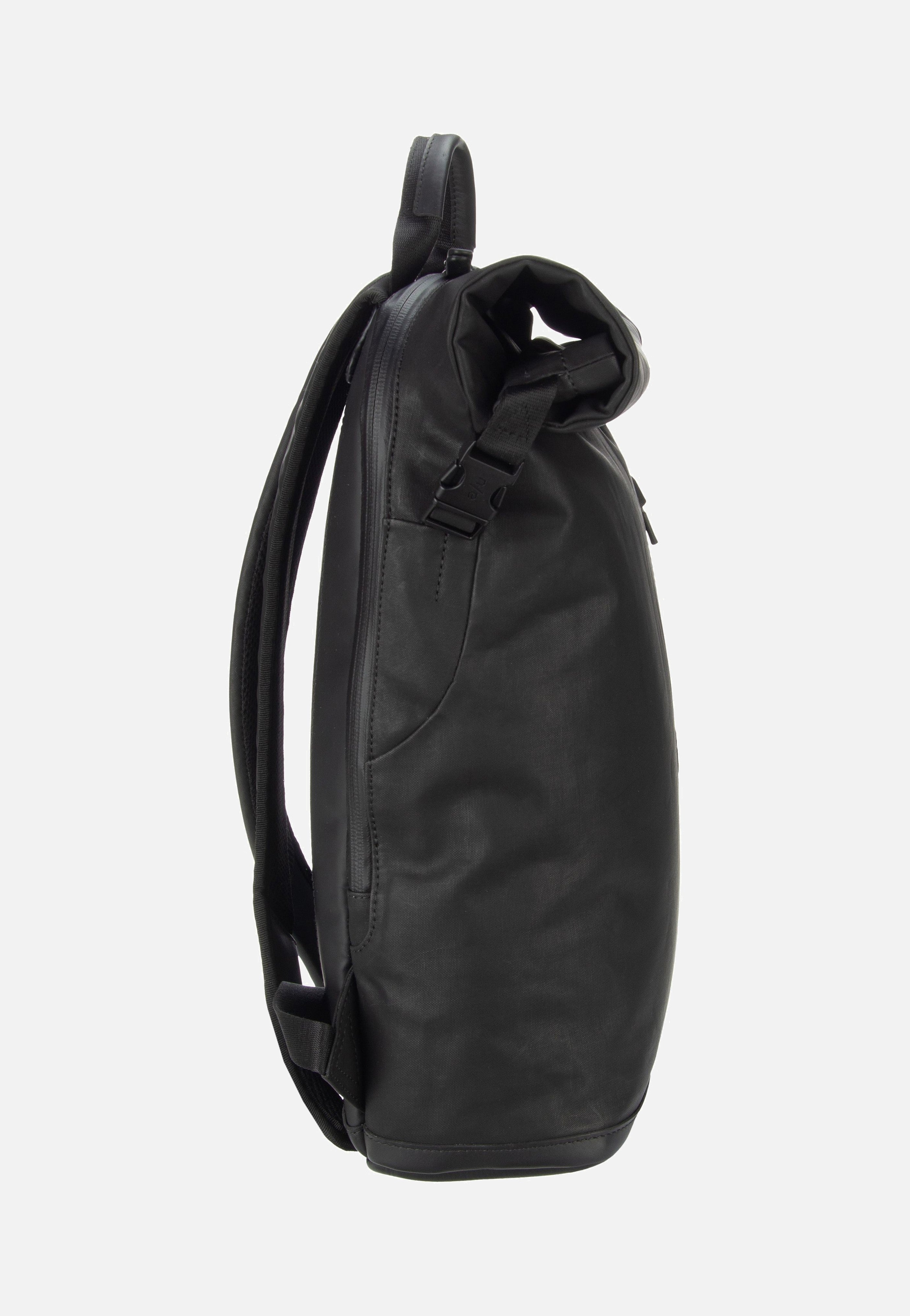 aunts & uncles Tokio Black Rolltop Rucksack