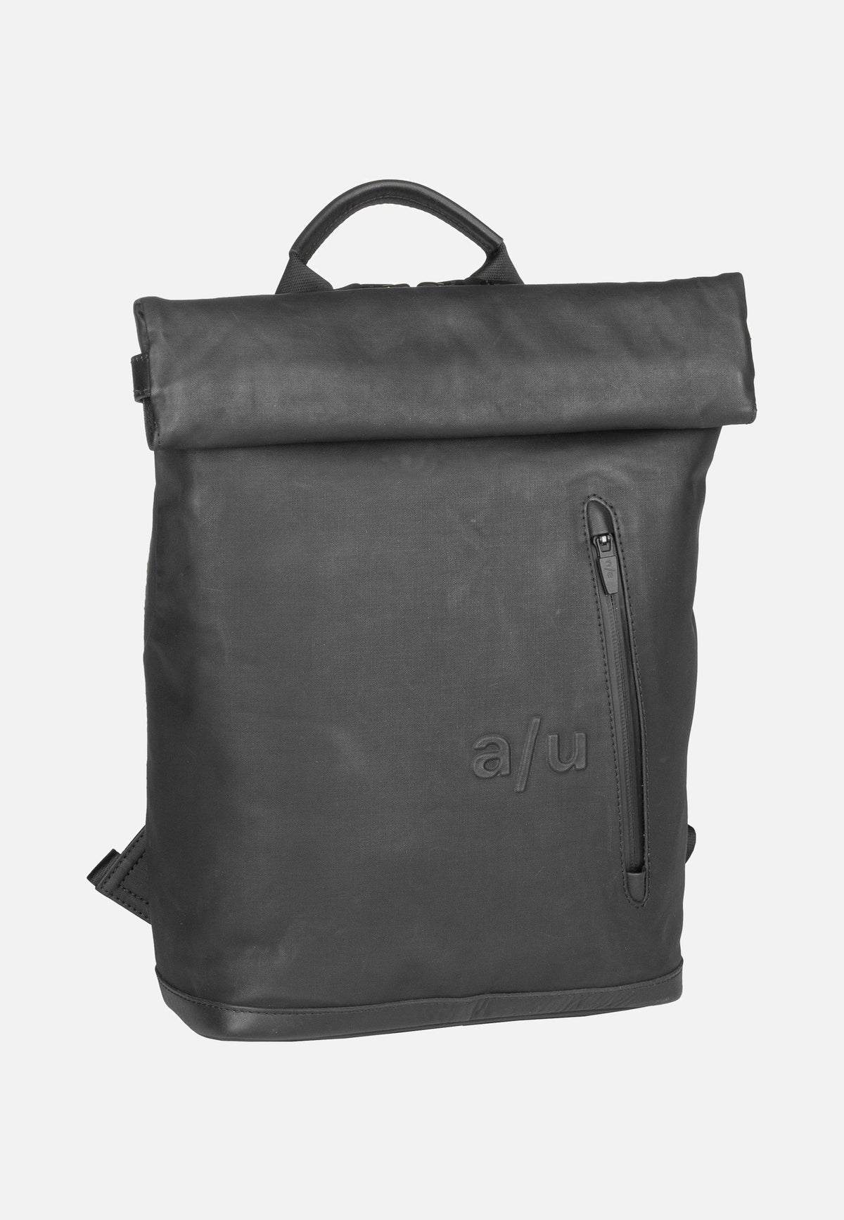 aunts & uncles Wakayama Black Rolltop Rucksack