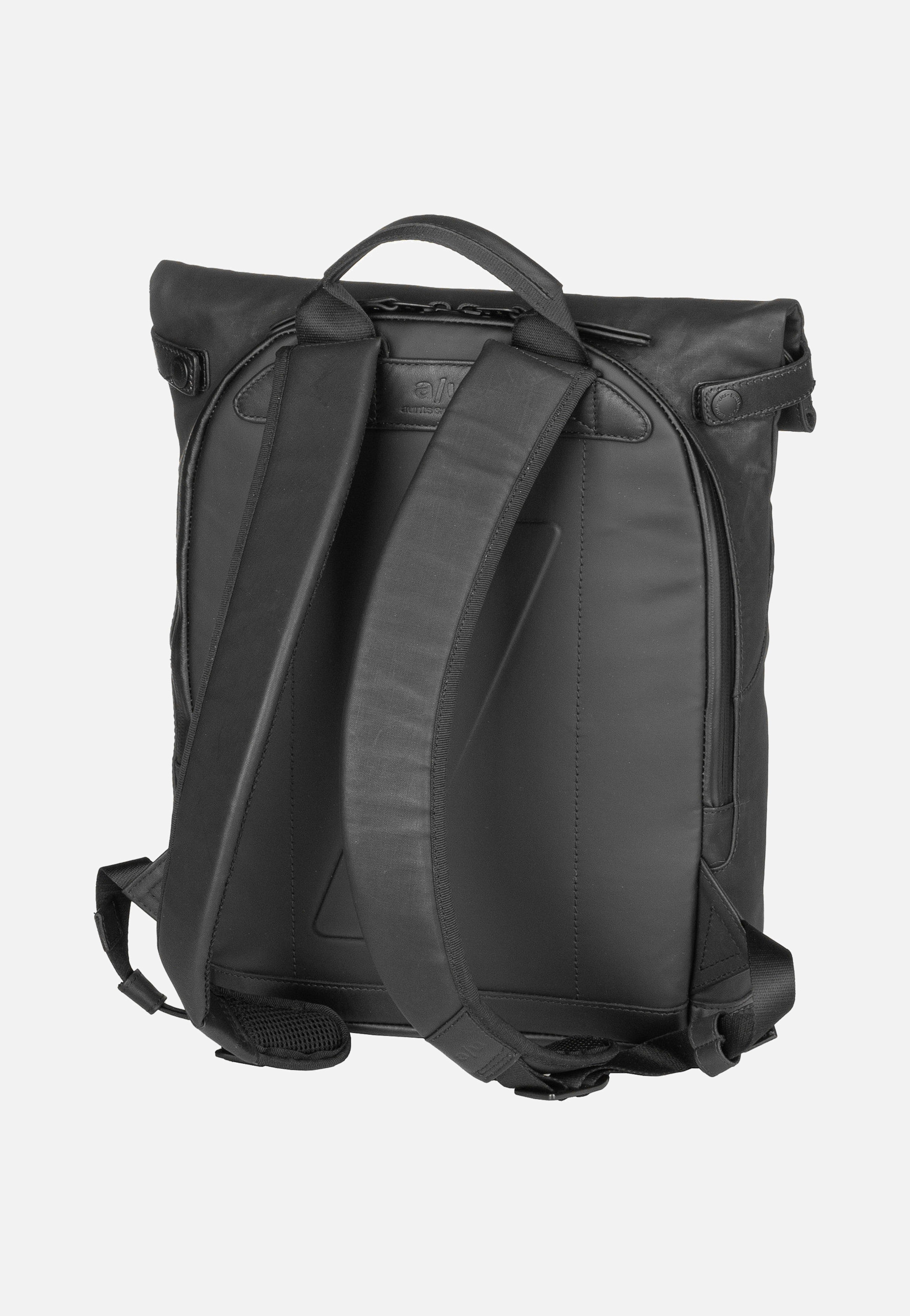 aunts & uncles - Wakayama Black - Rolltop Backpack | Neutral-Image
