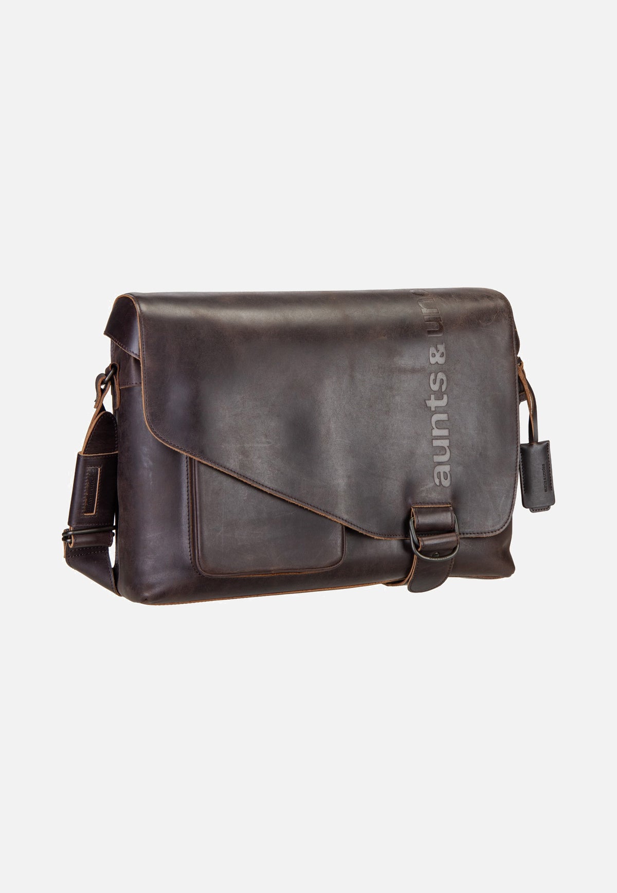aunts & uncles Big Judd Dark Brown Messenger Bag