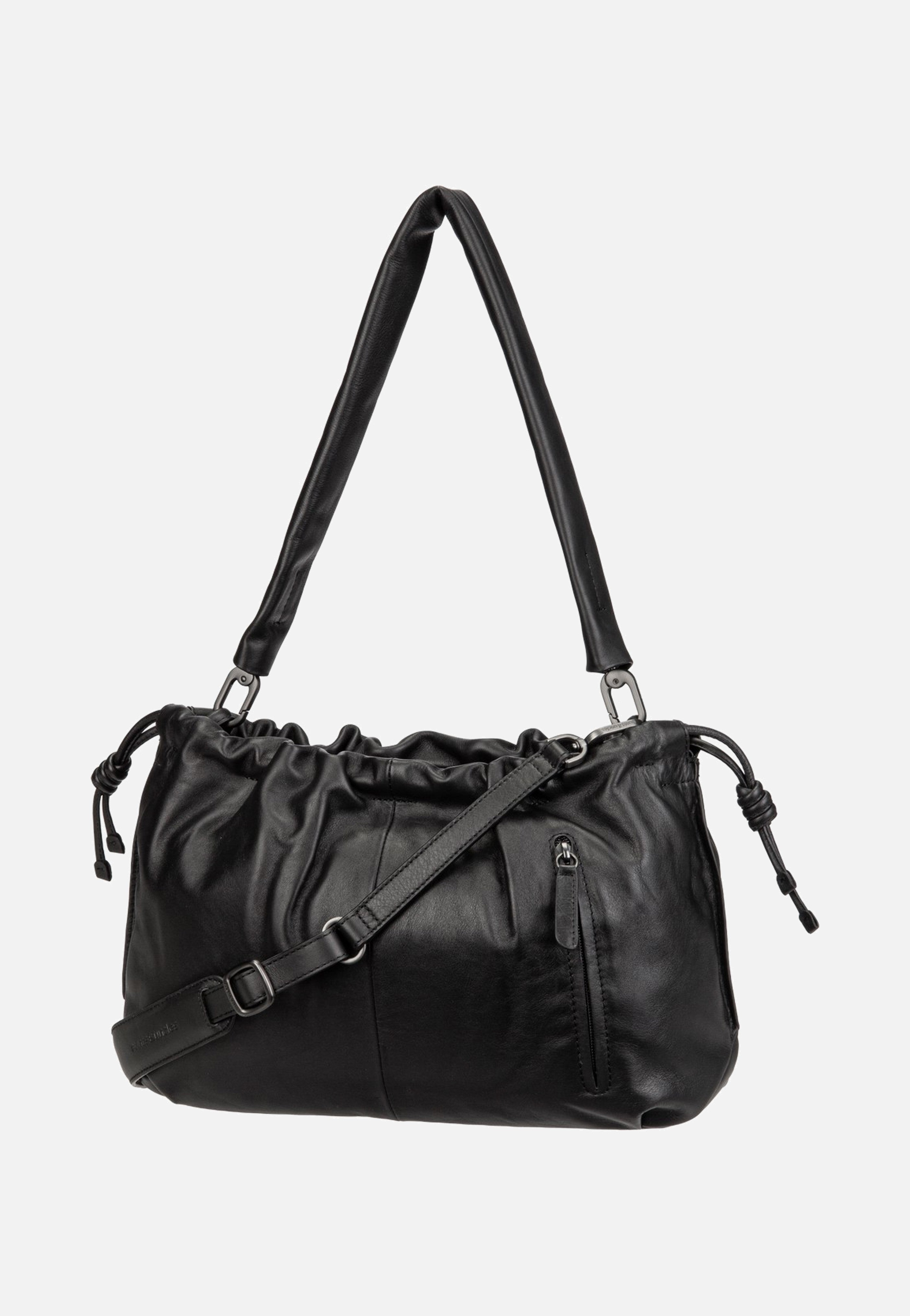 aunts & uncles Bloom Jet Black Bucket Bag